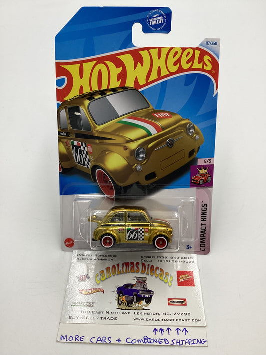 2024 Hot Wheels Super Treasure Hunt #117 60s Fiat 500D Modificado with protector