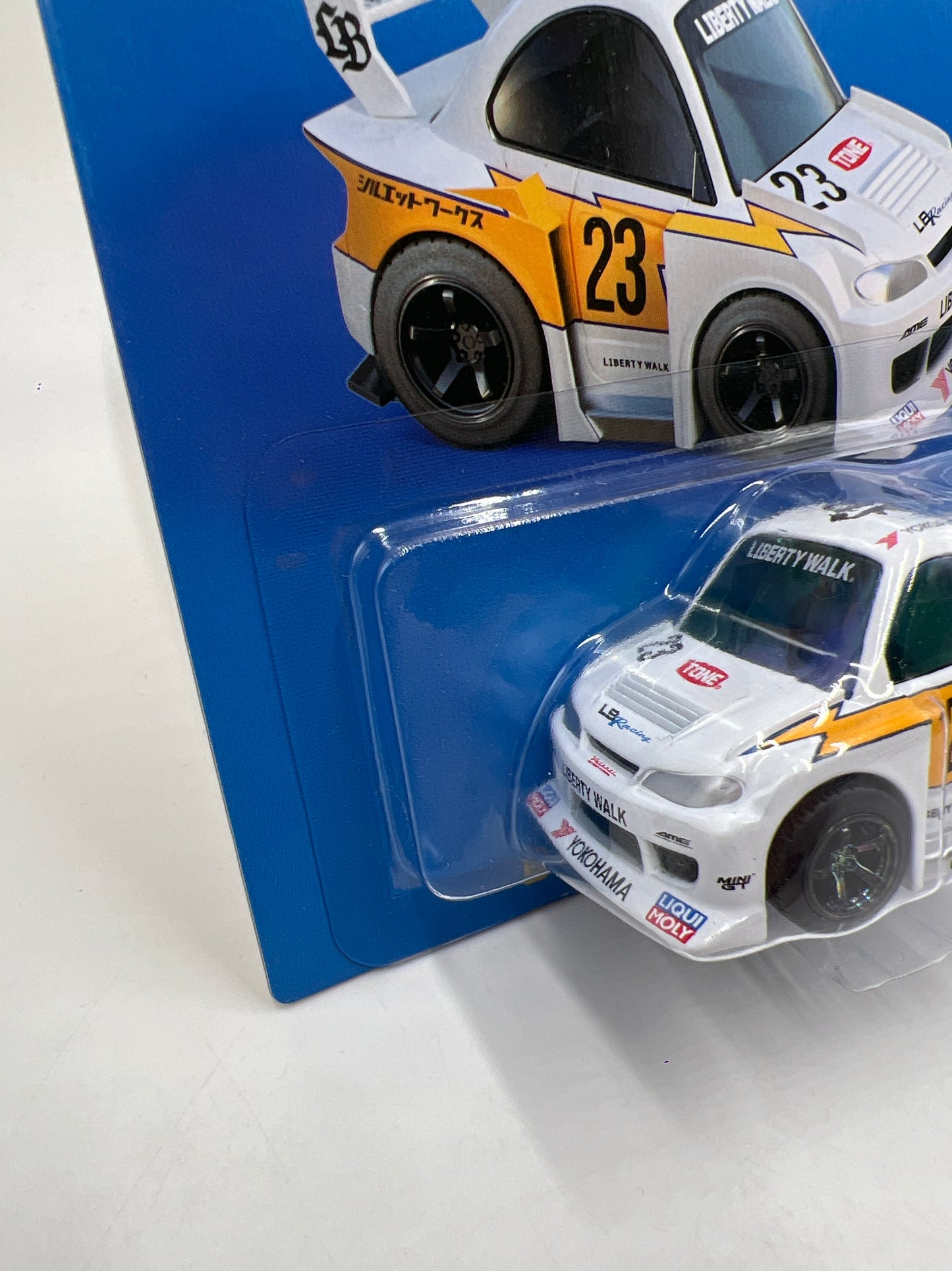 Mini GT Qube Carz CHASE 1/500 Liberty Walk #5 Nissan Silvia S15 LB-Super Silhouette Liberty Walk Presentation