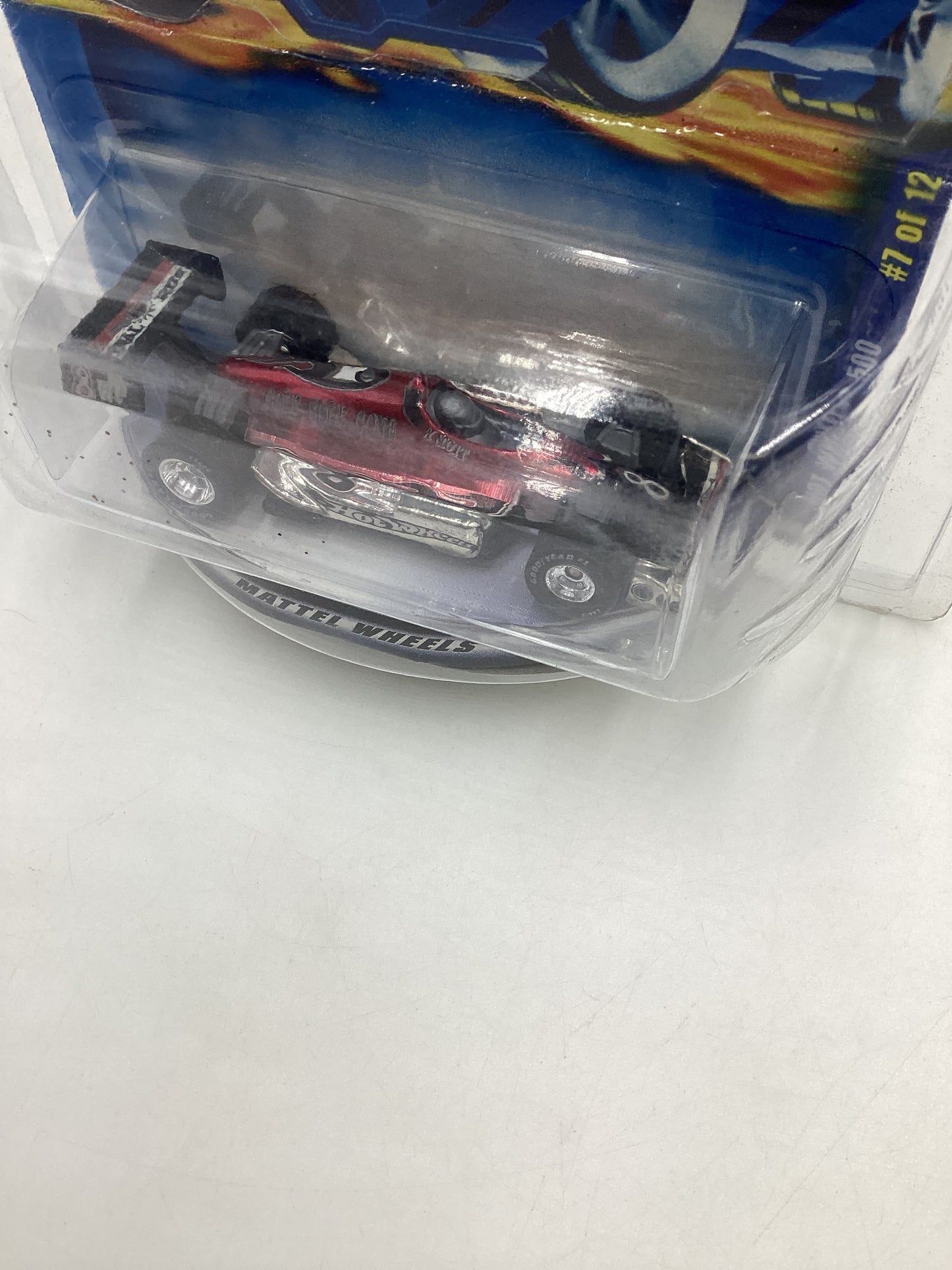 2001 Hot Wheels Final Run #7 Hot Wheels 500 Red