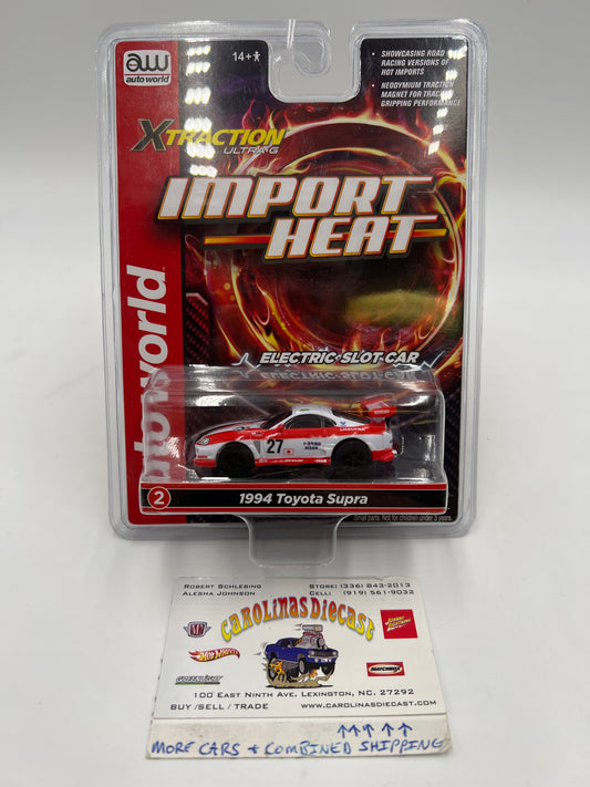 Auto World Xtraction Ultra G Import Heat 1994 Toyota Supra Electric Slot Car 181A