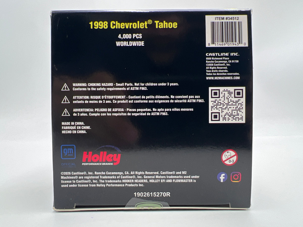 2026 M2 Machines Christmas Holiday Ornaments 2 Pack 1998 Chevrolet Tahoe