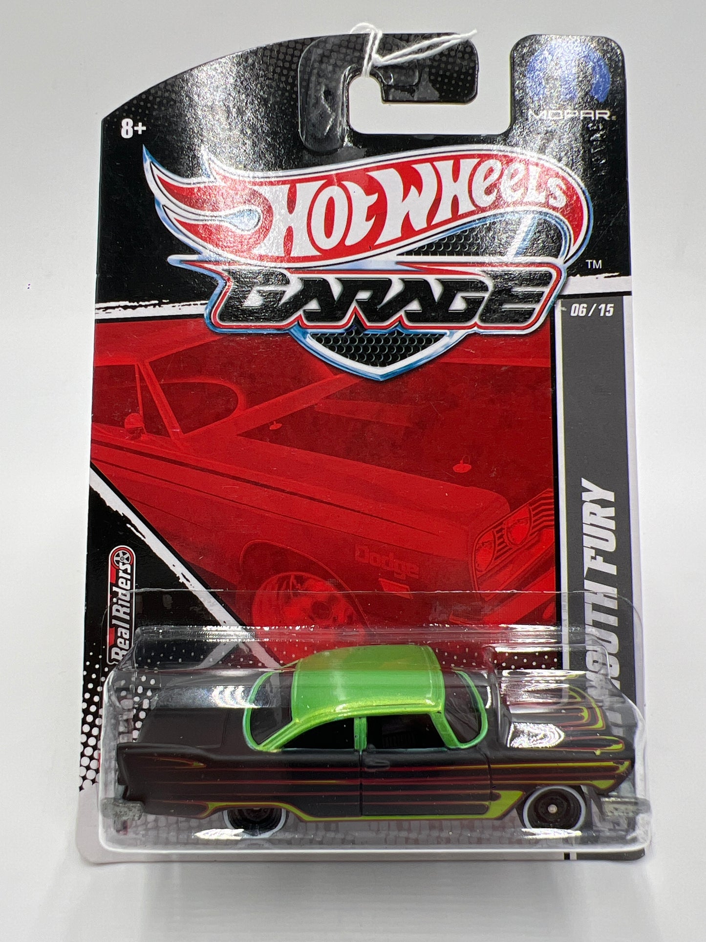 Hot Wheels Premium Garage Series #6 57 Plymouth Fury Black/Green