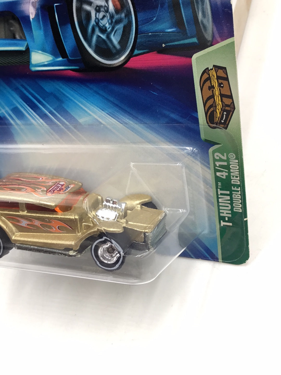 2004 Hot Wheels Treasure Hunt  #104 Double Demon rubber tires CC5