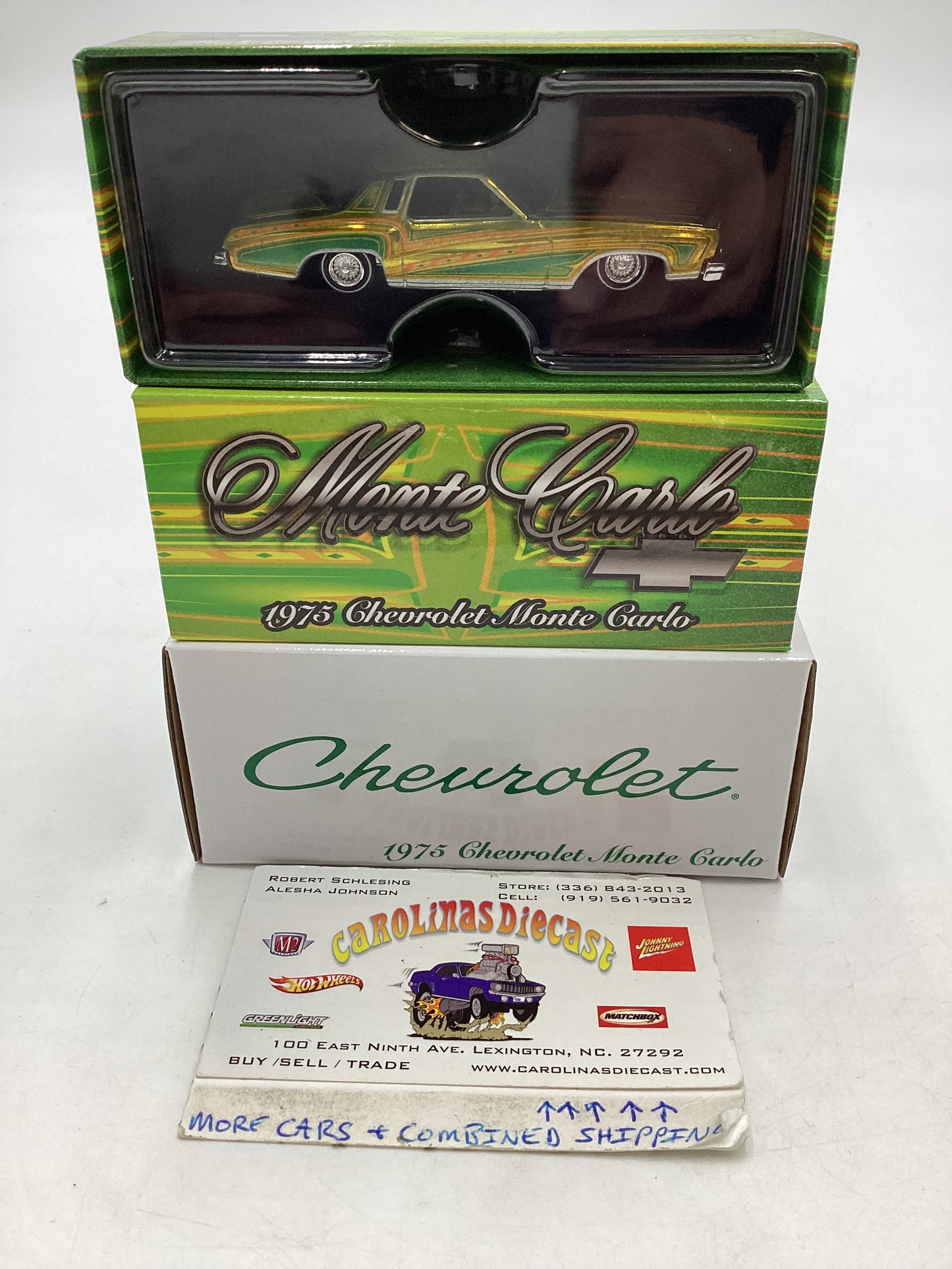 2023 Hot Wheels RLC 1975 Chevrolet Monte Carlo Green