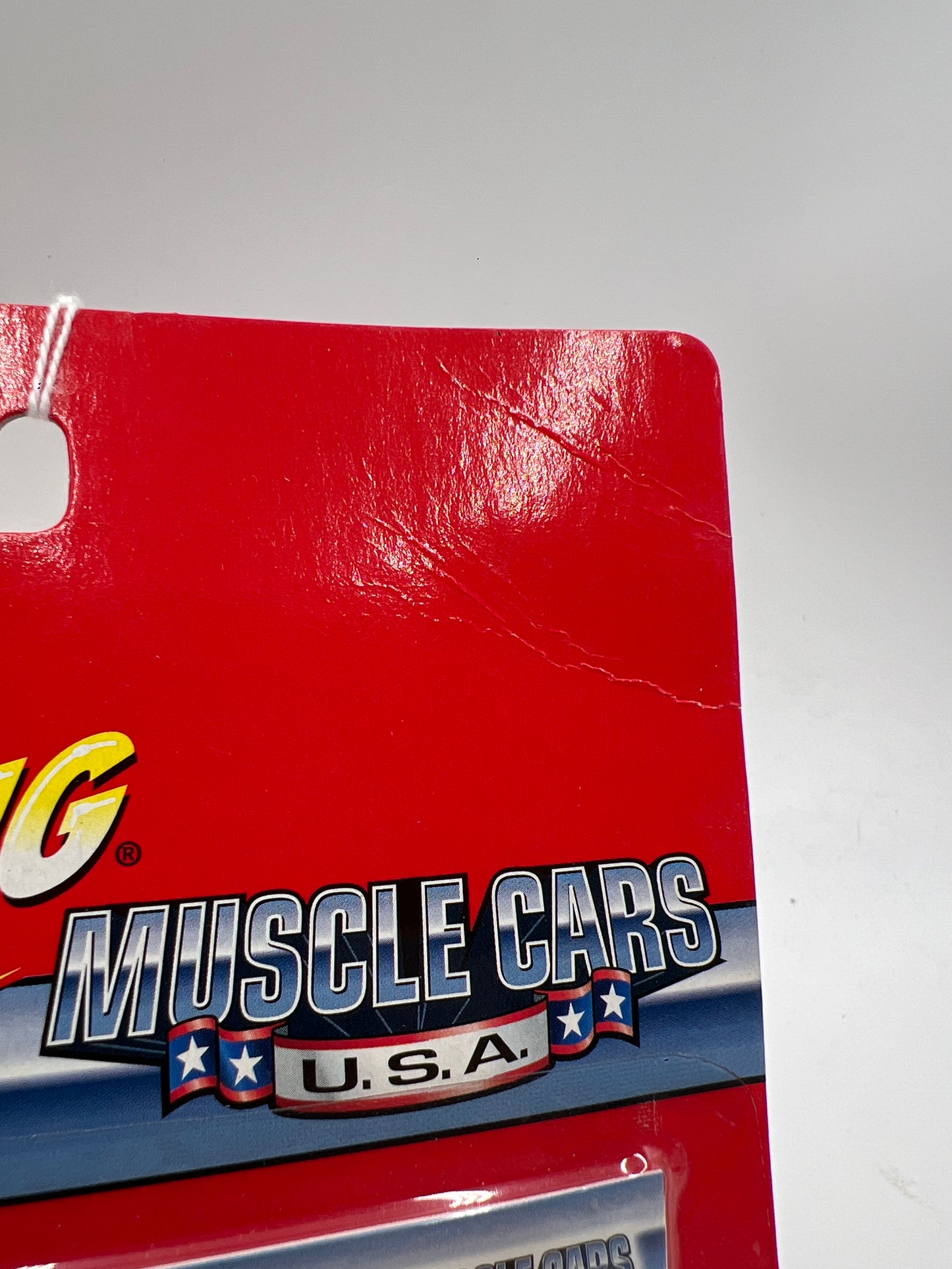 Johnny Lightning Muscle Cars USA #16 1968 Pontiac GTO Blue Bad Card 221D