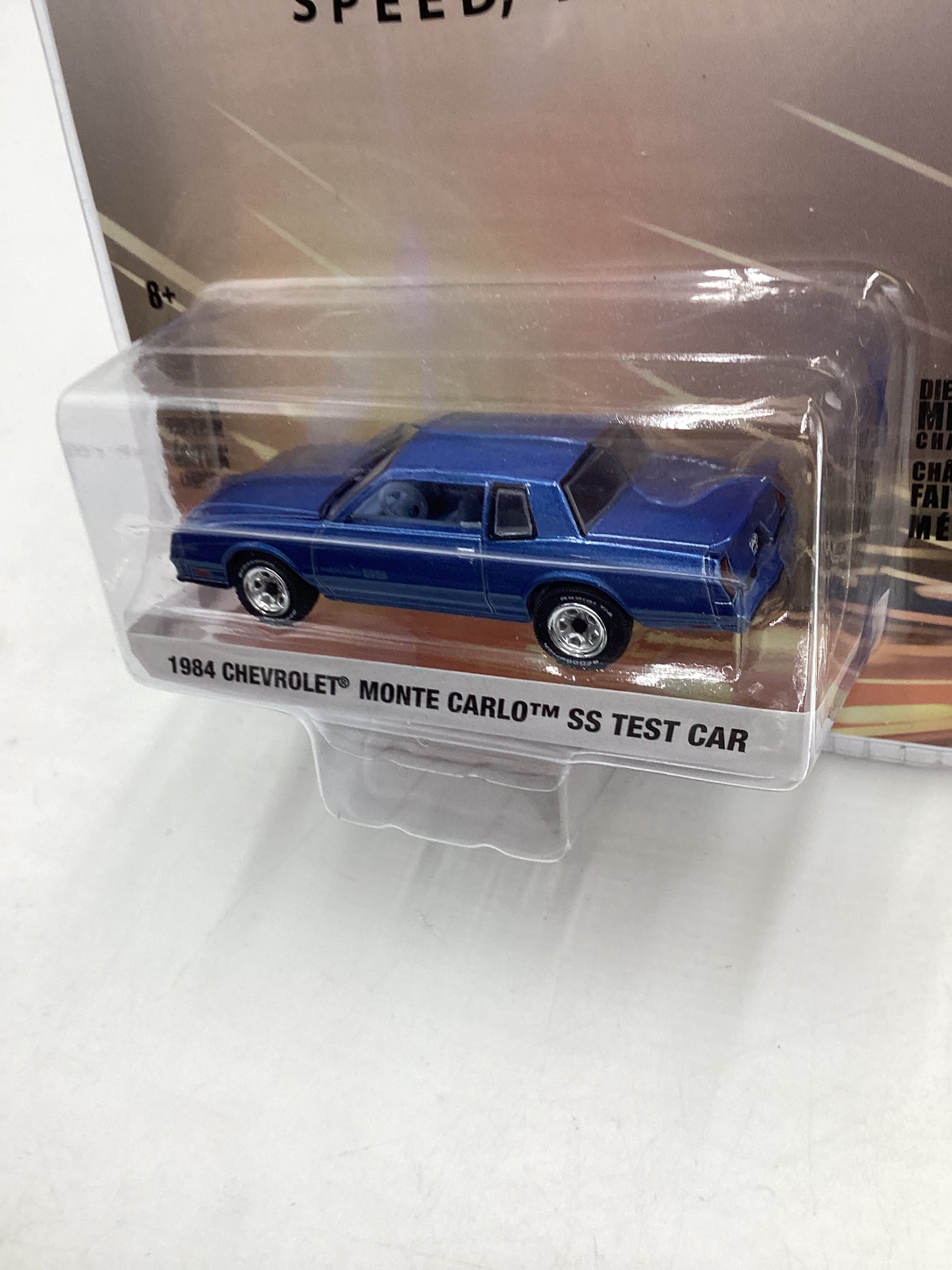 Greenlight Detroit Speed Series 1 1984 Chevrolet Monte Carlo SS Test Car Blue