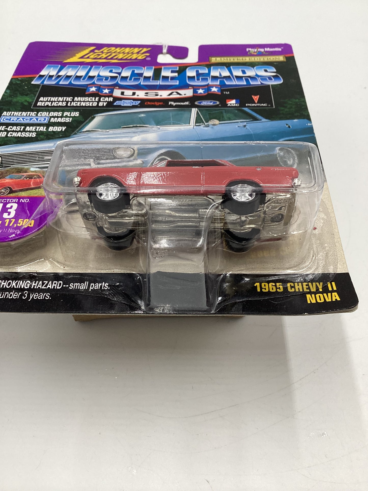 Johnny Lightning Muscle Cars USA 1965 Chevy II Nova Red 186F