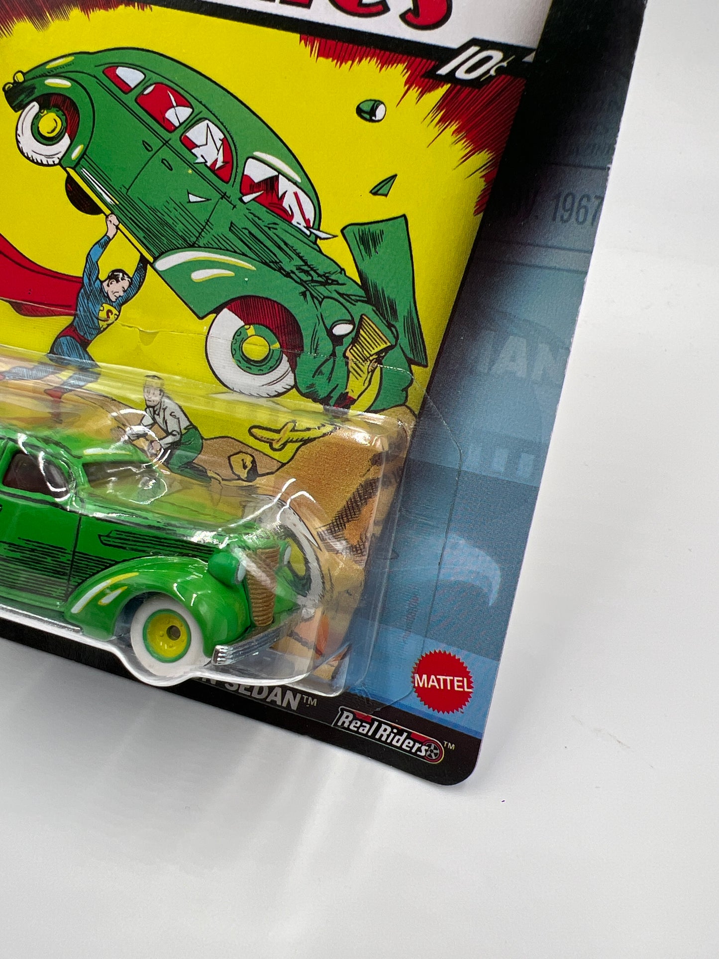 2024 Hot Wheels Gold Label Pop Culture Action Comics #1 Action Sedan Green