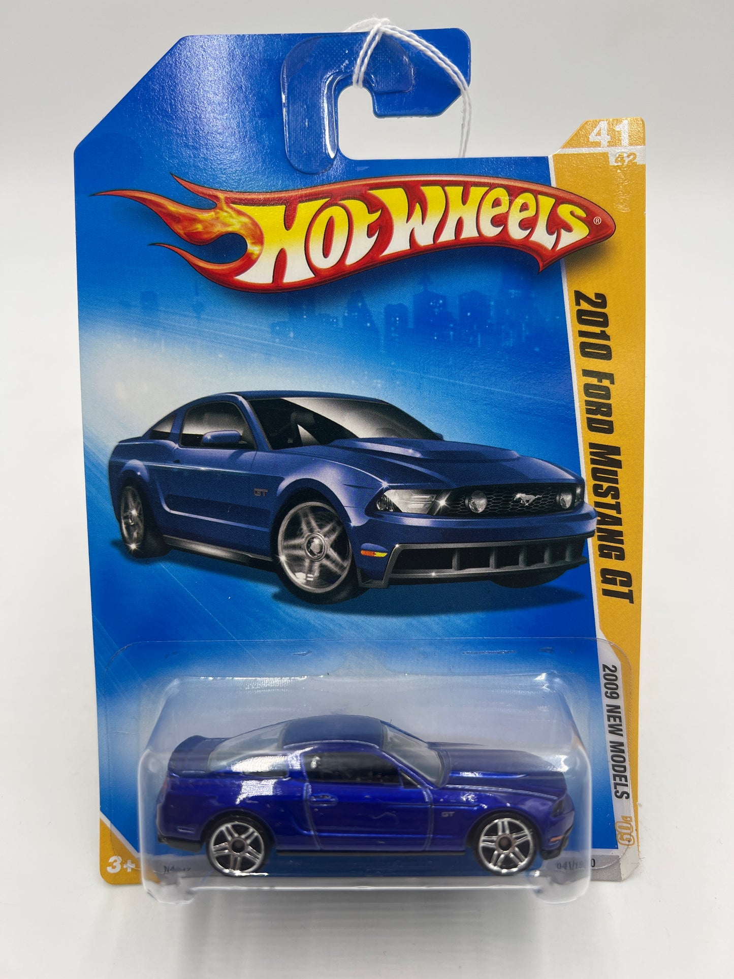 2009 Hot Wheels New Models #041 2010 Ford Mustang GT Blue 35E