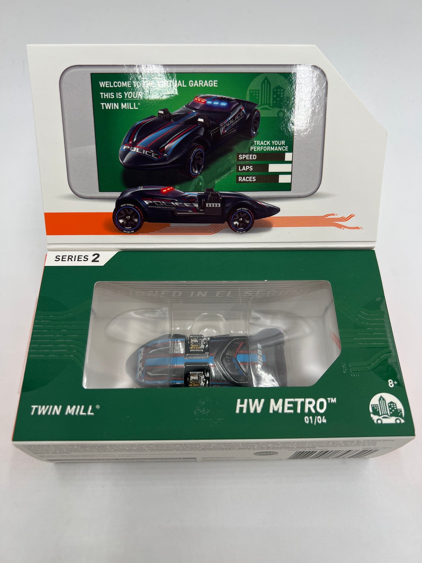 Hot Wheels iD Metro Series 2 #1 Twin Mill Police Sealed