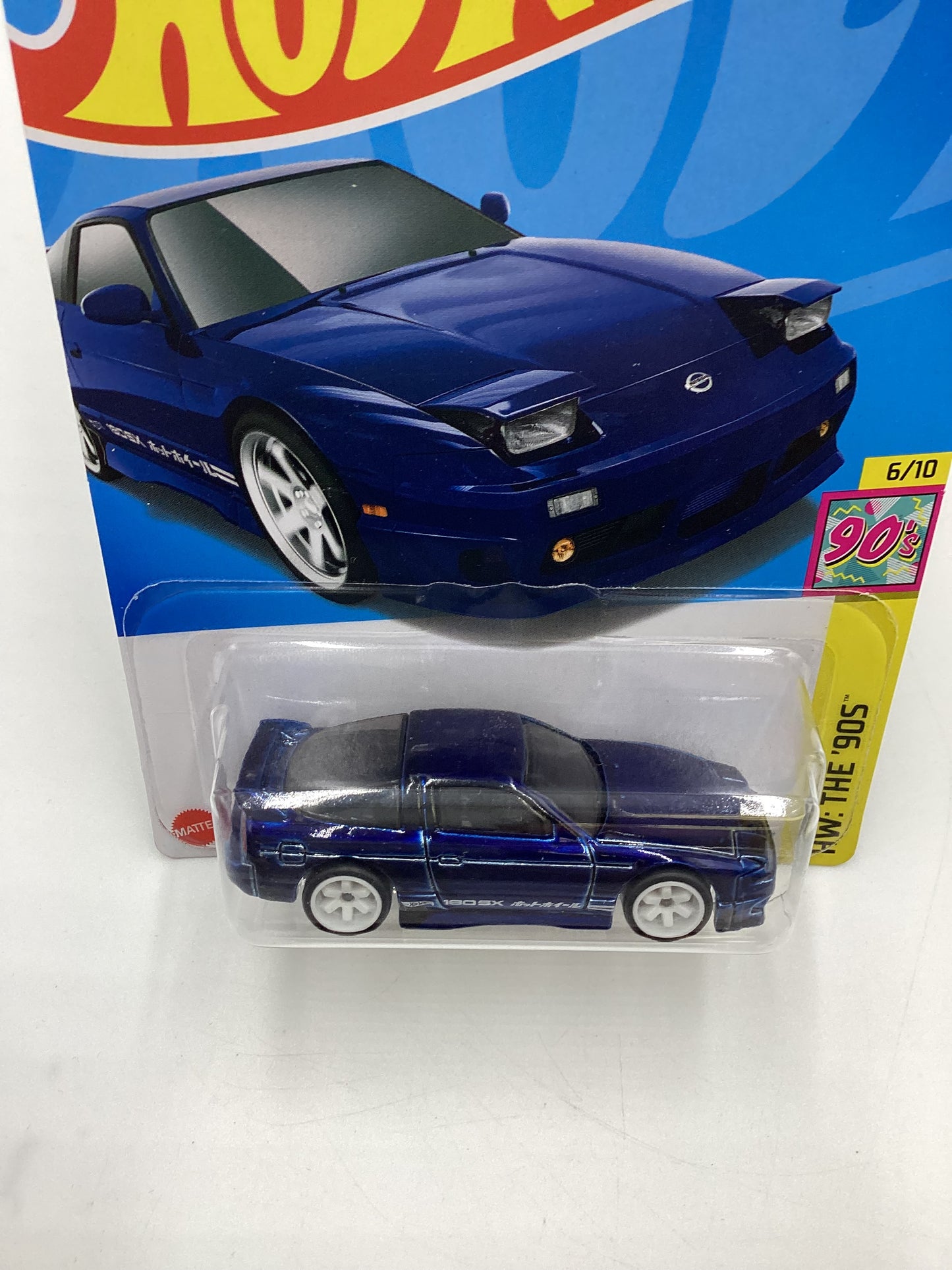 2024 Hot Wheels M Case Super Treasure Hunt #211 96 Nissan 180SX Type X Blue W/Protector