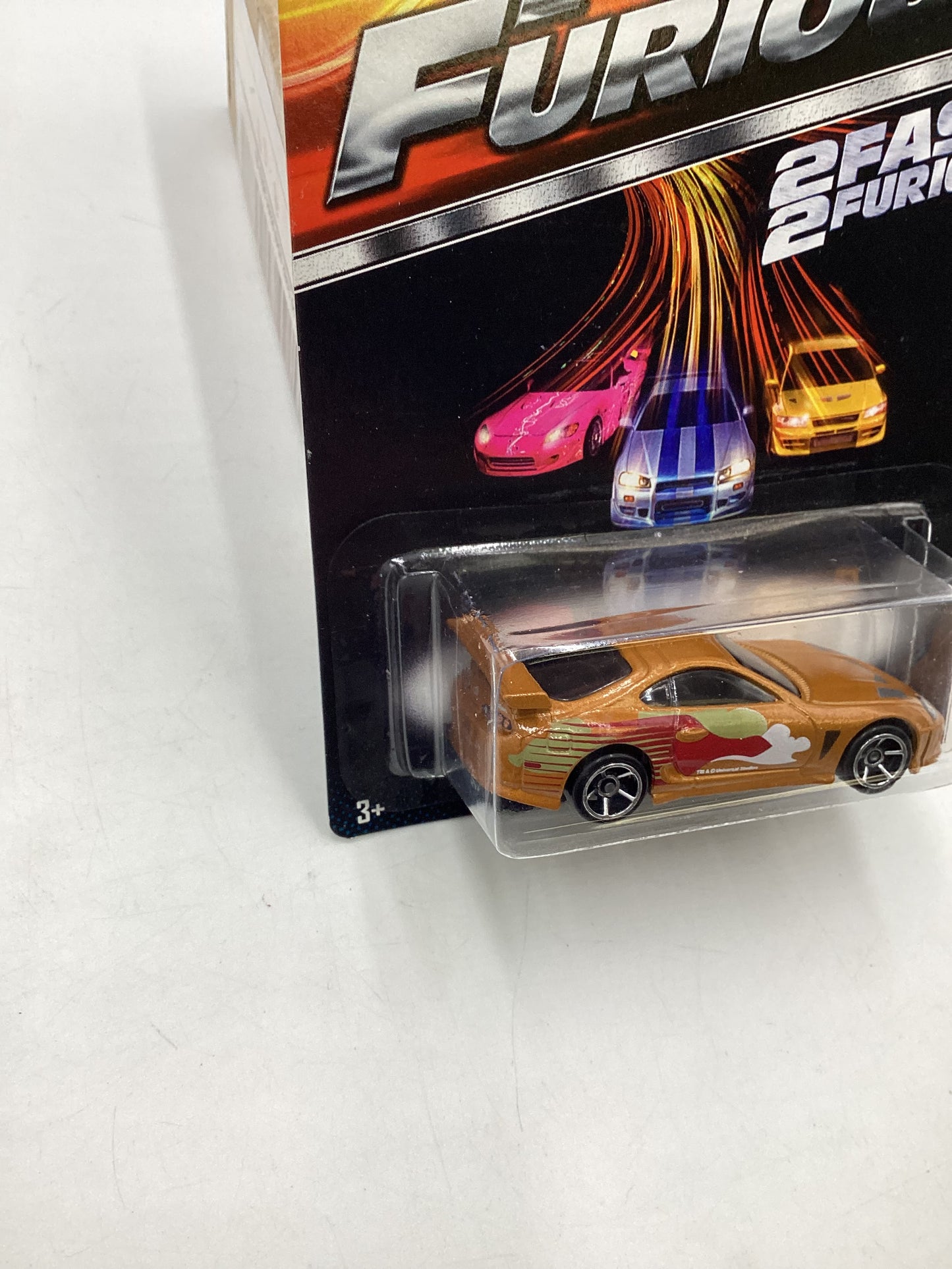 2015 Hot Wheels Fast & Furious 2 Fast 2 Furious 94 Toyota Supra #2 with protector 71A