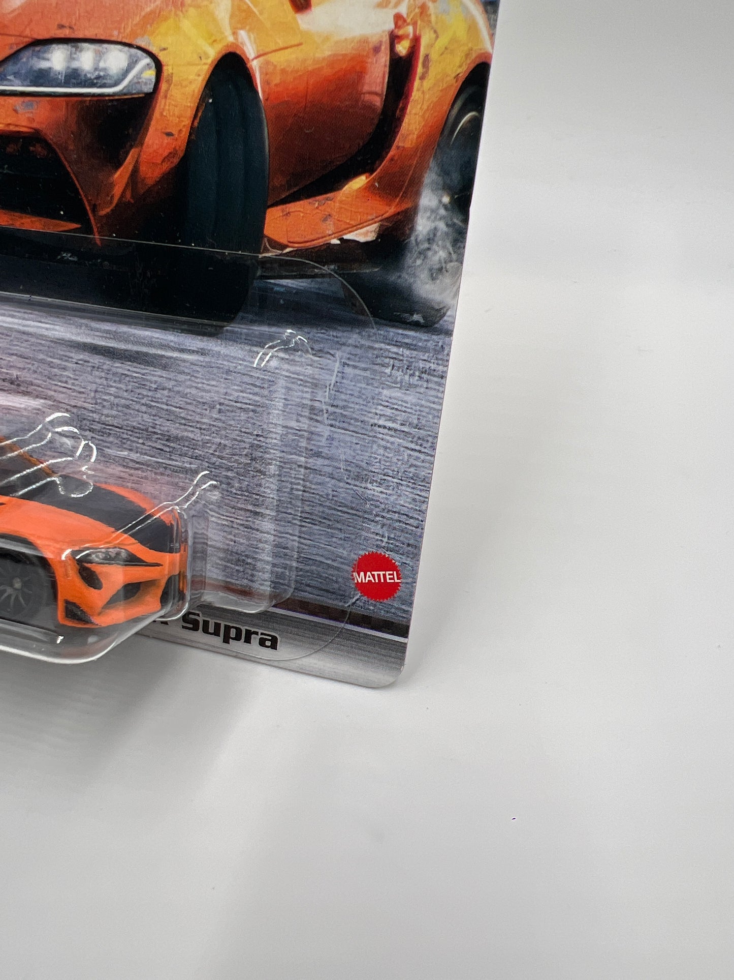 Hot Wheels Premium Fast & Furious Fast Superstars #5 Toyota GR Supra Orange creased corner 247G