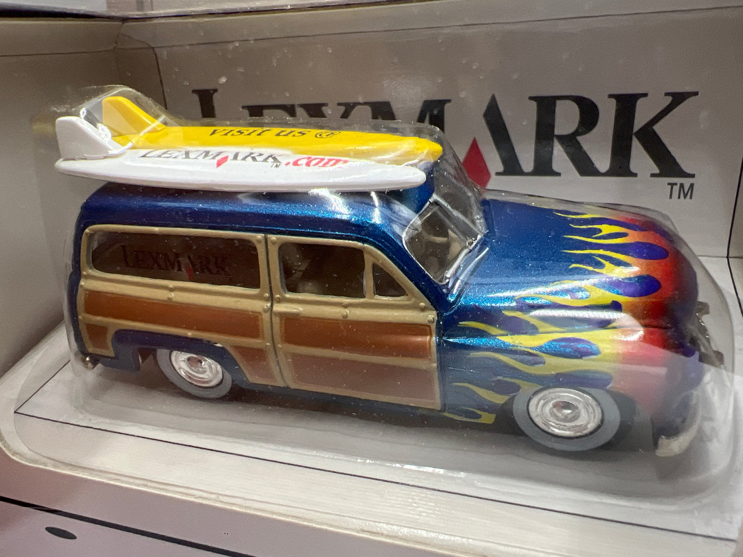 Johnny Lightning Lexmark Mercury Woodie Station Wagon Blue