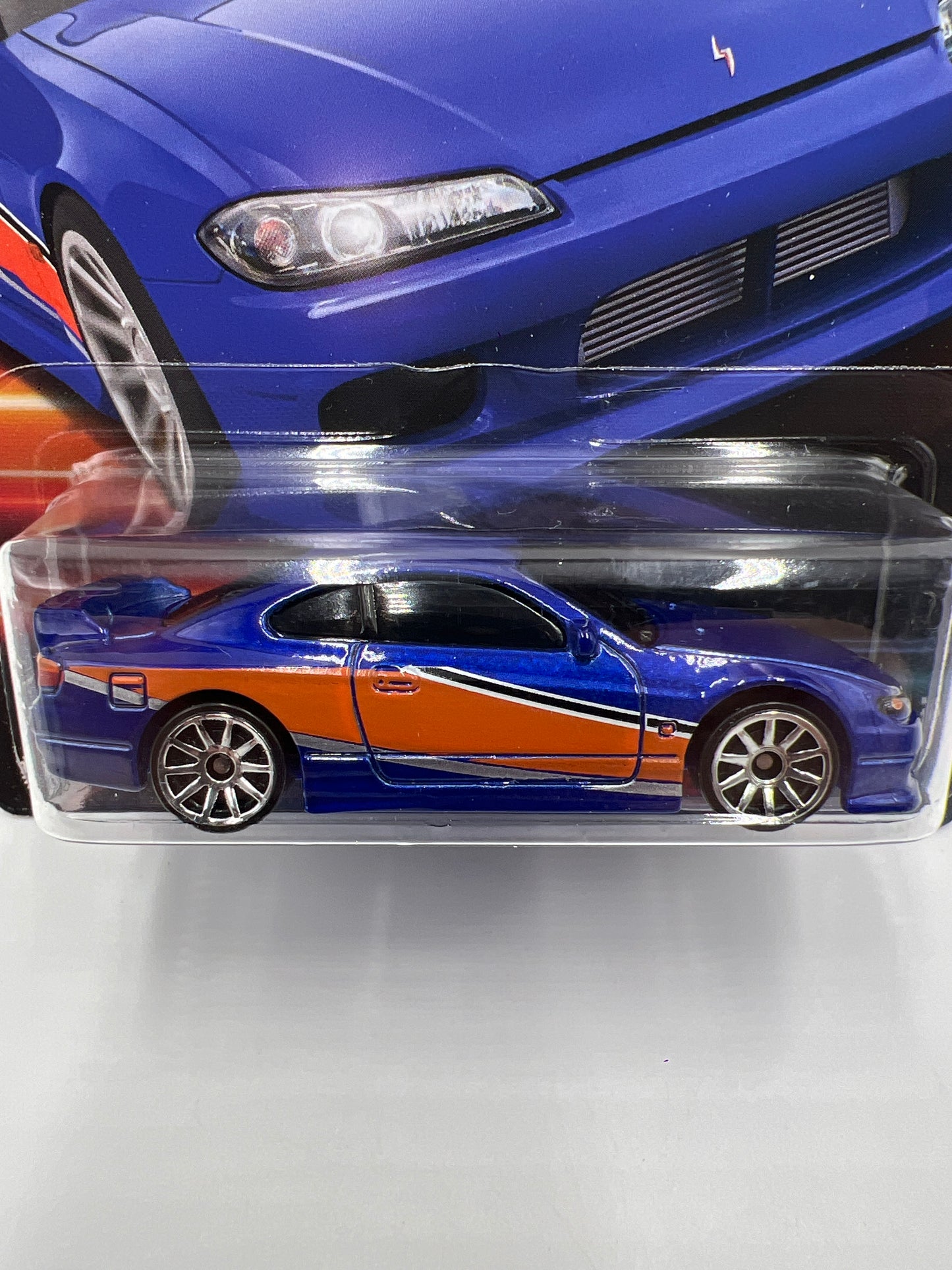 Hot Wheels Fast & Furious Series 1 #3 Tokyo Drift Nissan Silvia S15 Blue/Orange 71E