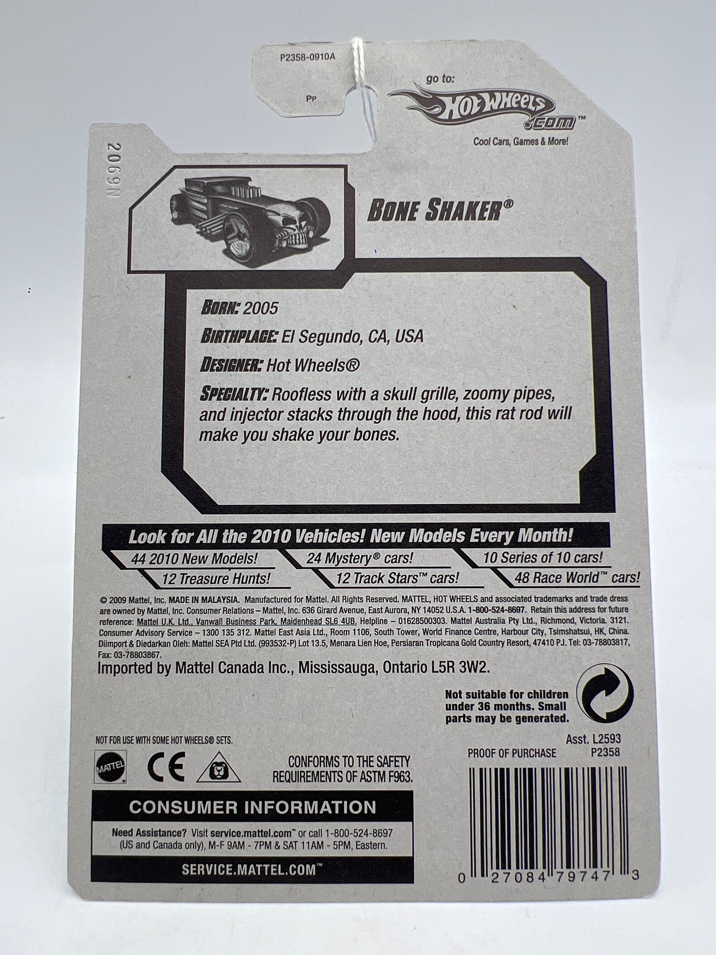 2009 Hot Wheels Treasure Hunts #50 Bone Shaker