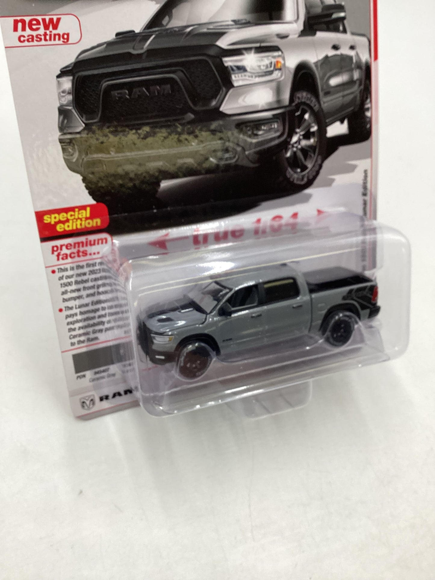 2024 Auto world Muscle Trucks 2023 Ram 1500 Rebel Lunar Edition Gray 182H