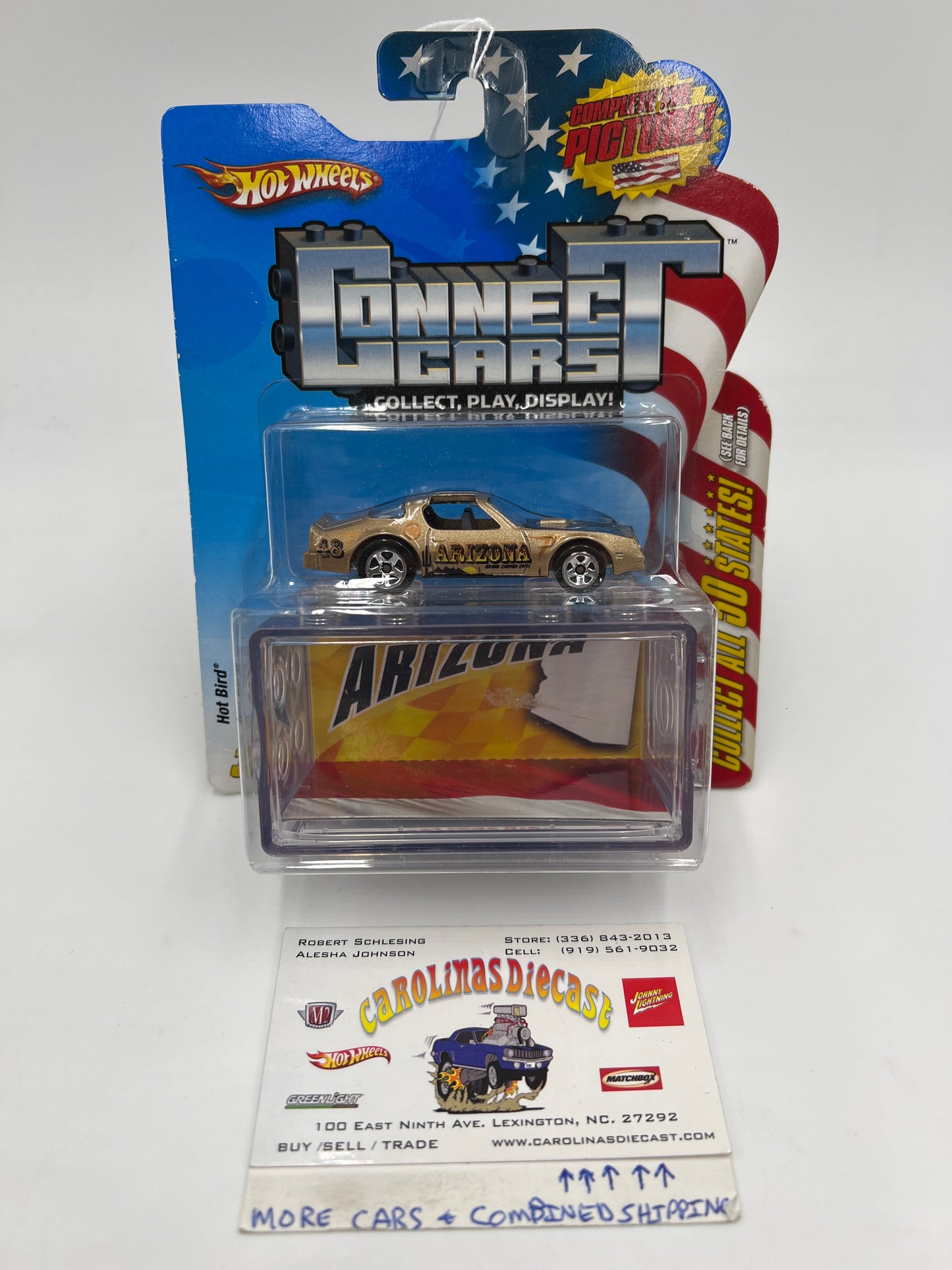 Hot Wheels Connect Cars Arizona Hot Bird Gold