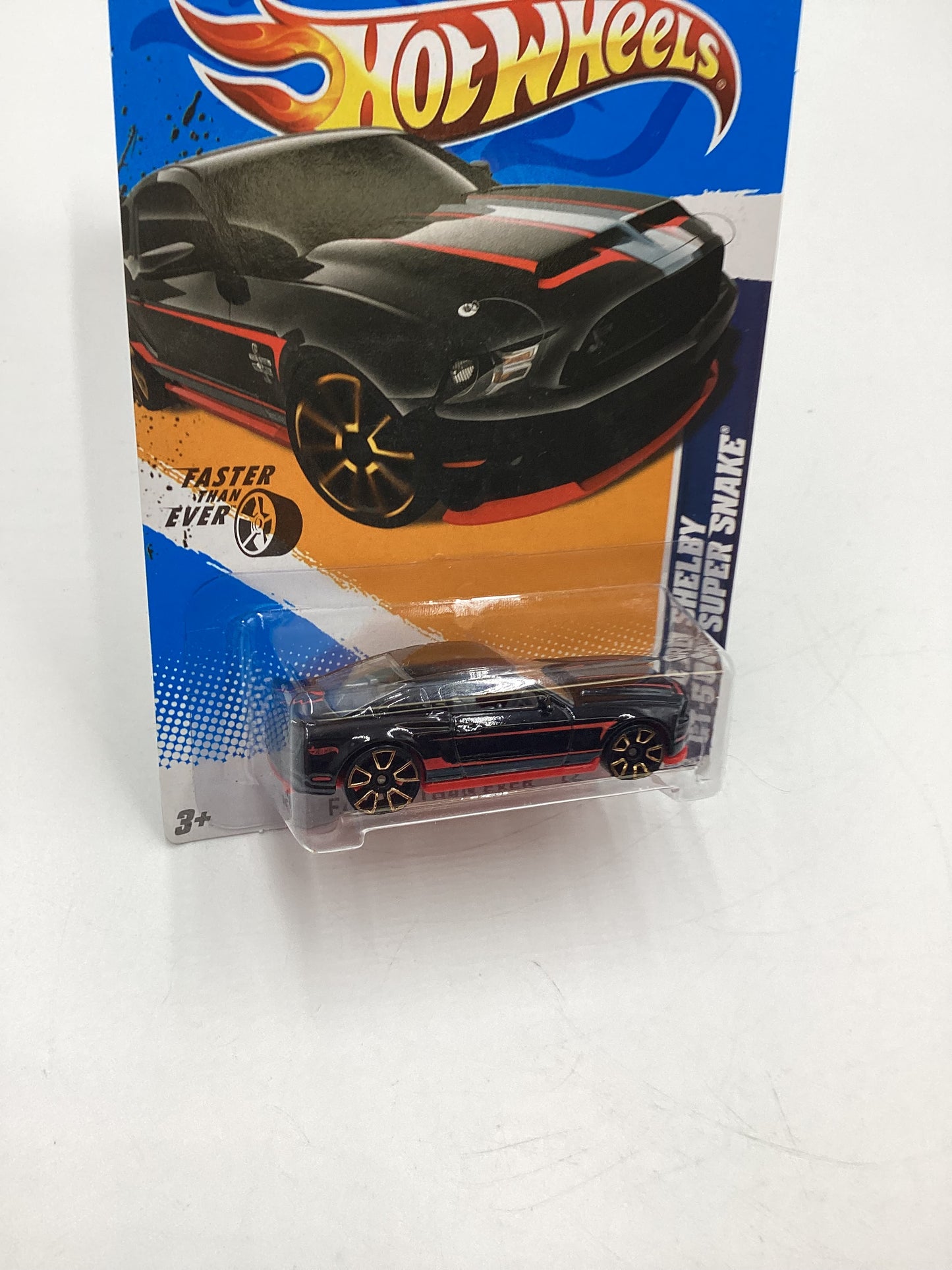 2012 Hot Wheels Faster Than Ever #95 10 Ford Shelby GT-500 Super Snake Black