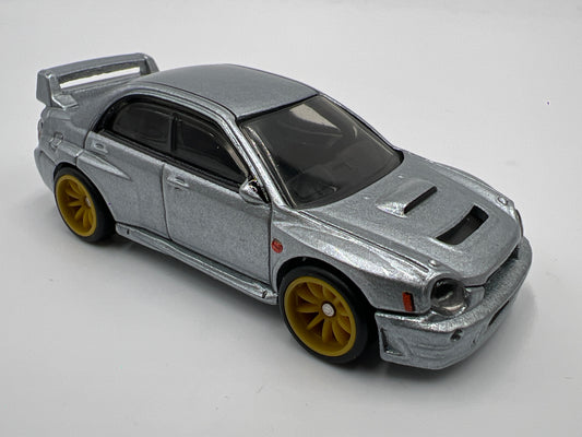 Hot Wheels 1/64 Premium Target 2 Pack Exclusive Subaru Impreza WRX Silver Loose