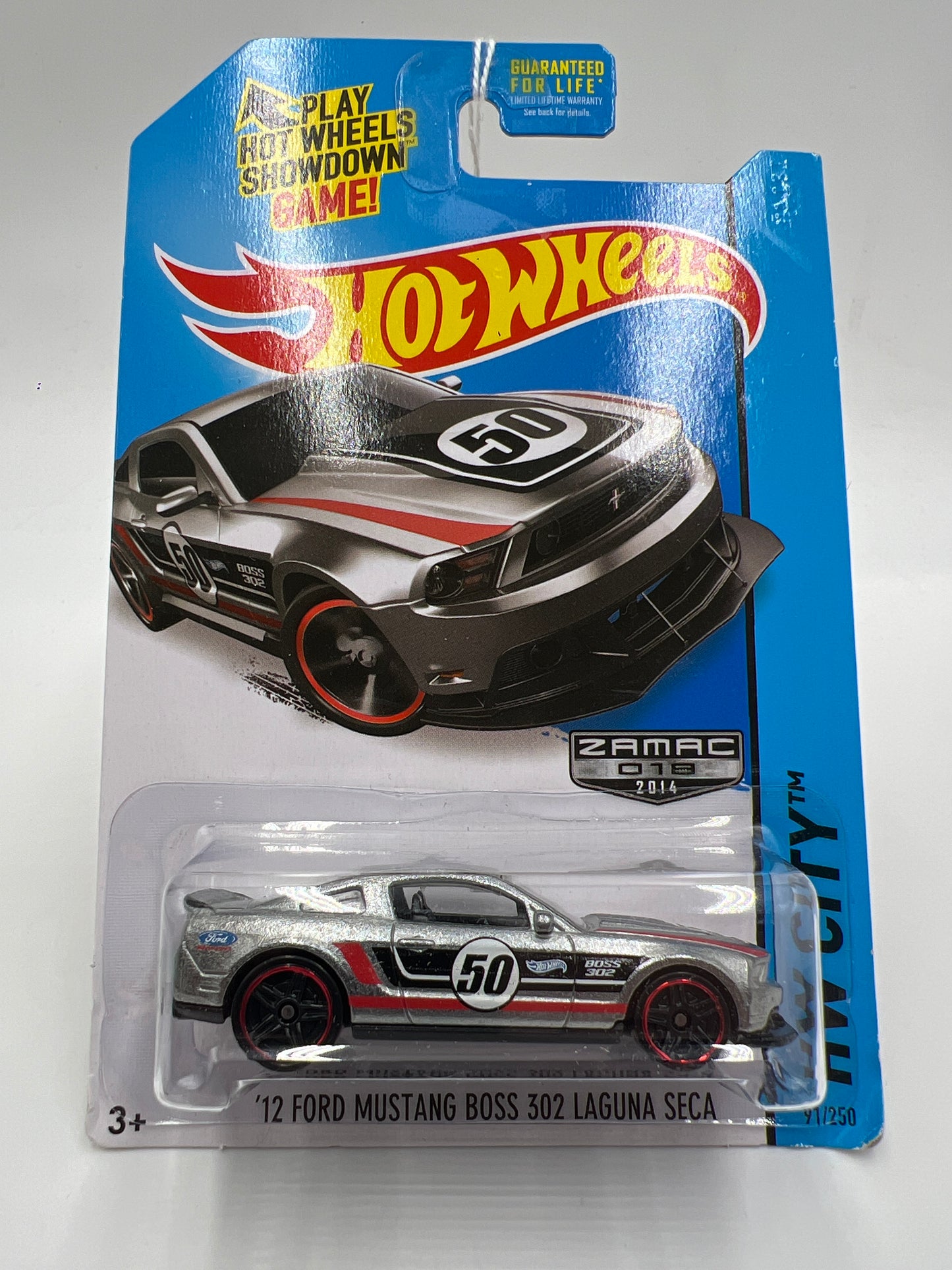 2014 Hot Wheels Walmart Exclusive Zamac 18 #91 12 Ford Mustang Boss 302 Laguna Seca 146A