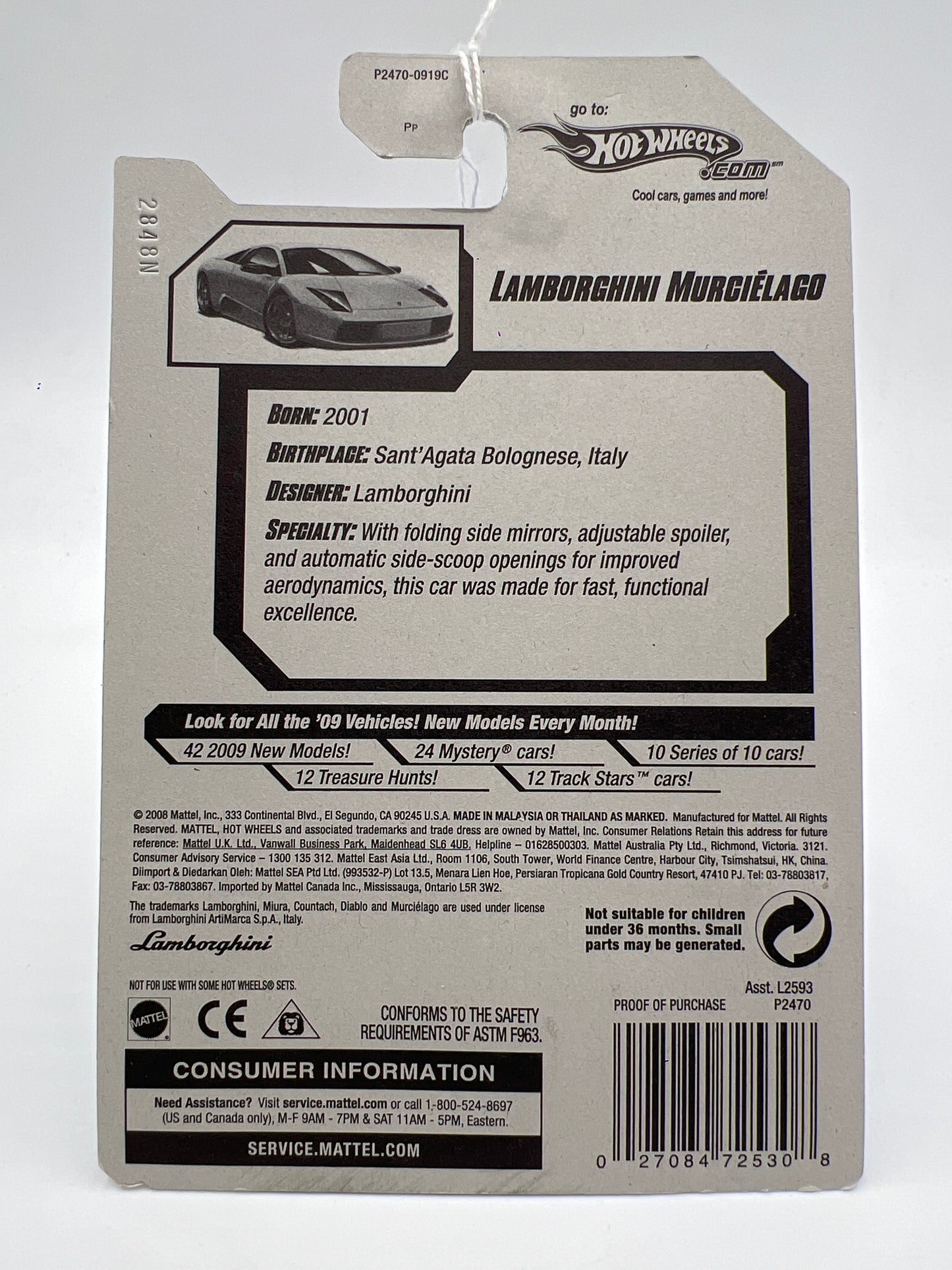 2009 Hot Wheels Dream Garage #150 Lamborghini Murcielago Green 101C