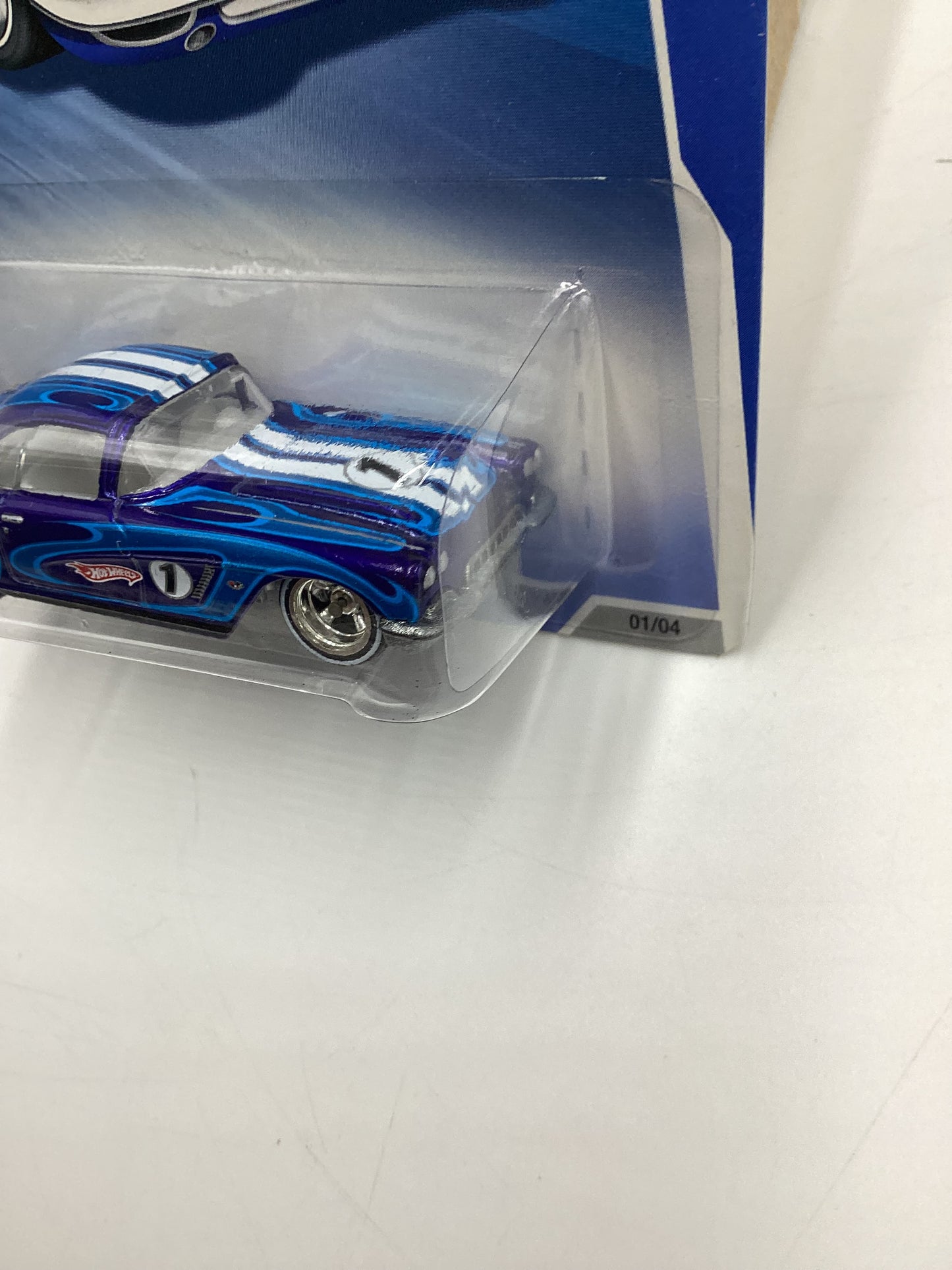 2010 Hot Wheels Collectors Edition #1 62 Corvette Blue with protector