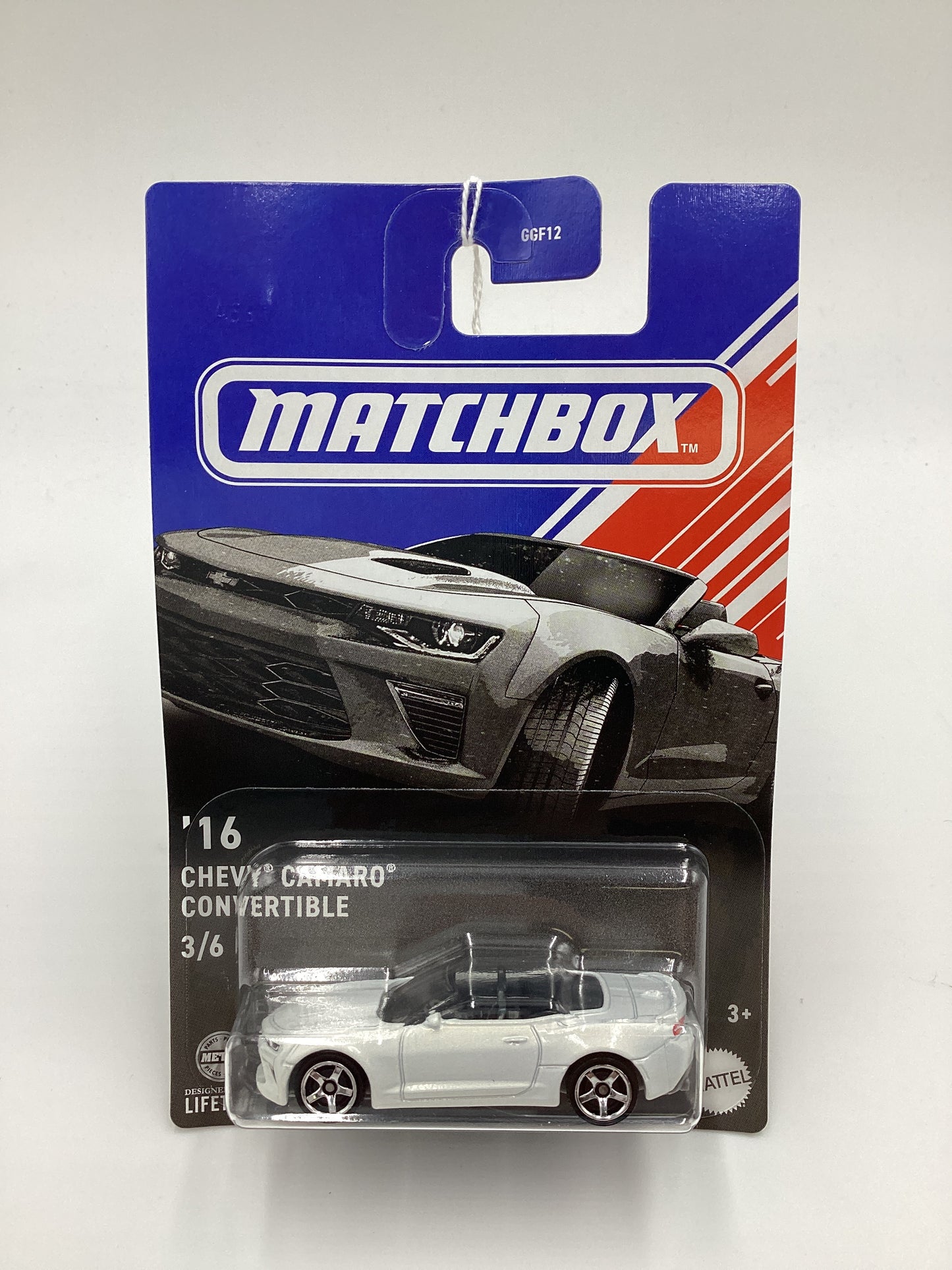 2024 Matchbox American Convertibles #3 16 Chevy Camaro Convertible White 162E