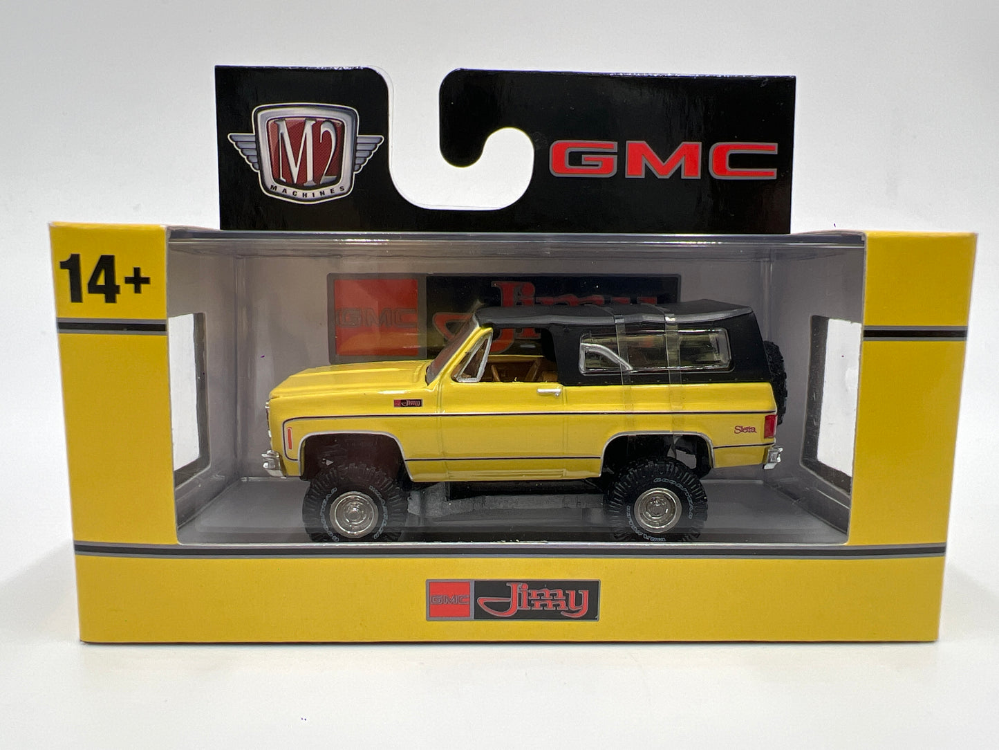 M2 Machines Auto-Thentics 1973 GMC Jimmy Sierra 4x4 Yellow R95
