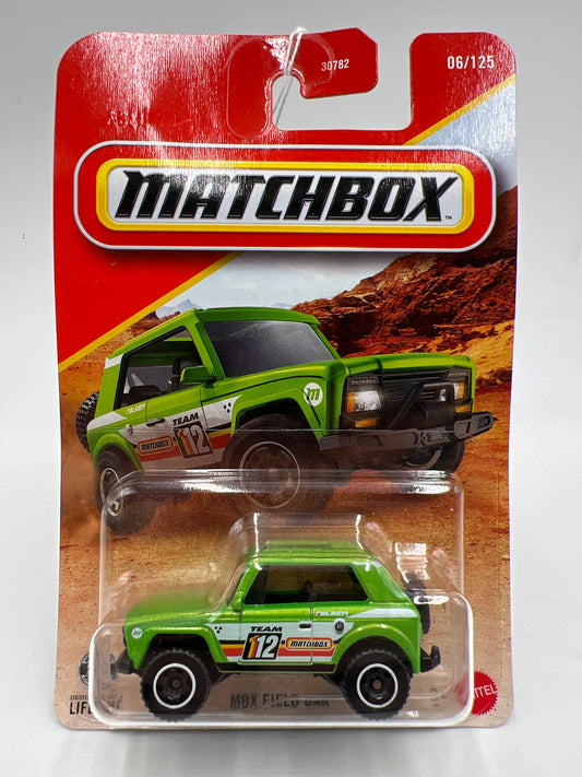 2026 Matchbox #6 MBX Field Car Green