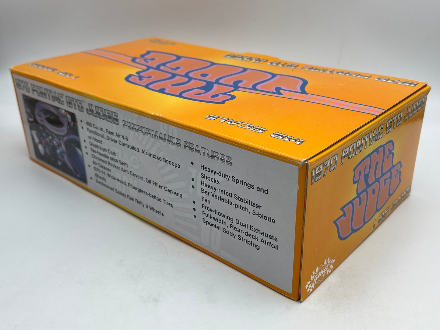 GMP 1/18 Scale 1/3000 1970 Pontiac GTO Judge Orange W/Box