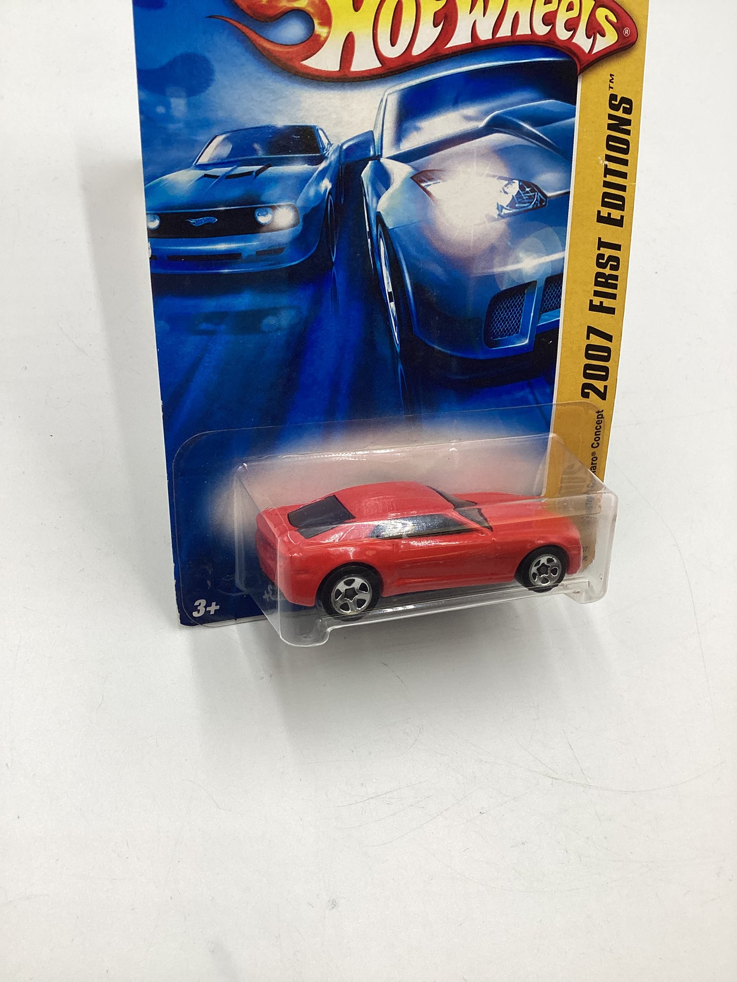 2007 Hot Wheels New Models #2 Chevy Camaro Concept Red (5 Spoke) 2A