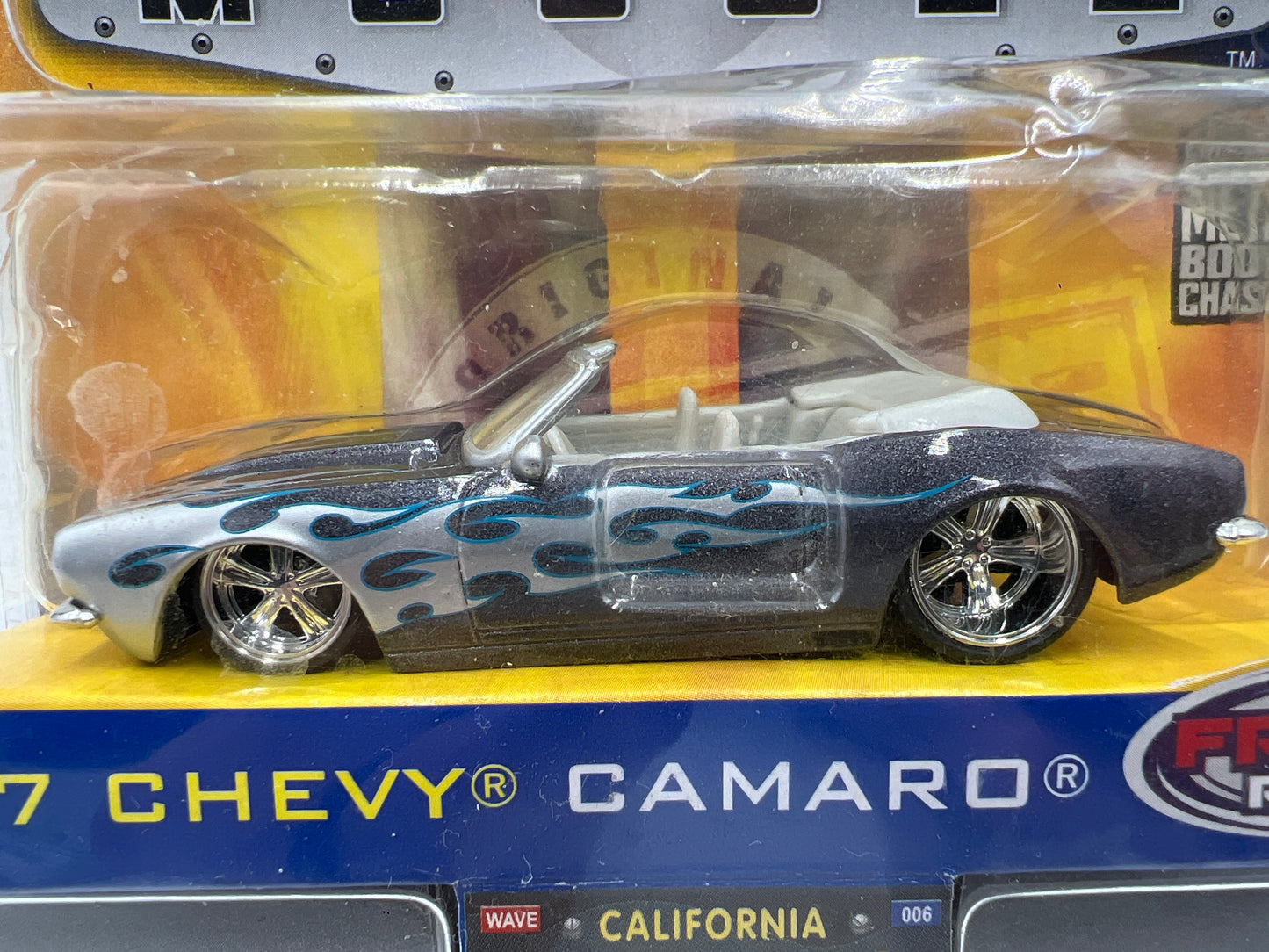 Jada Dub City Big Time Muscle Wave 6 #61 67 Chevy Camaro Convertible Gray 184D