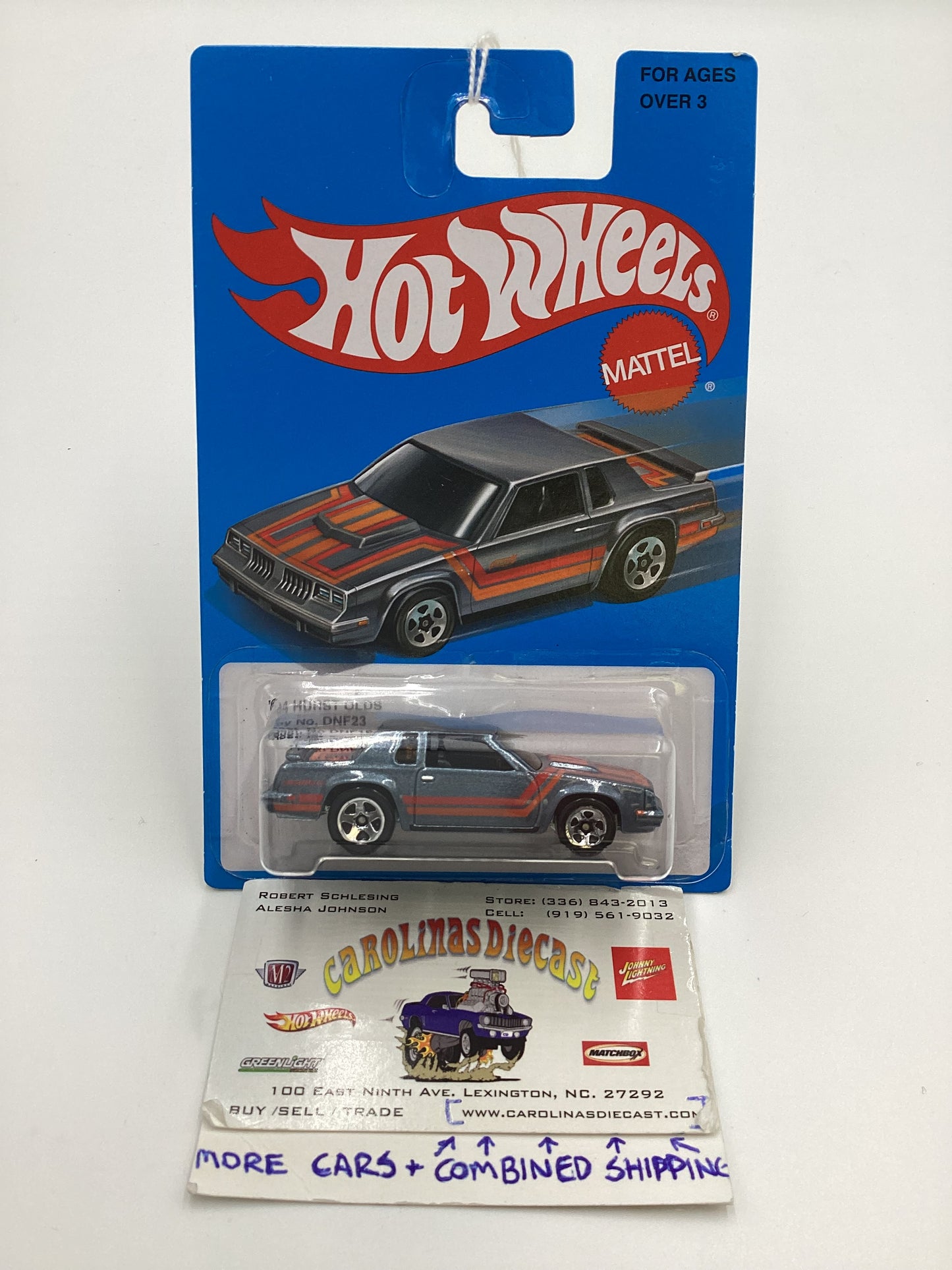 2016 Hot Wheels Target Heritage Retro DNF23 84 Hurst Olds Gray 158G