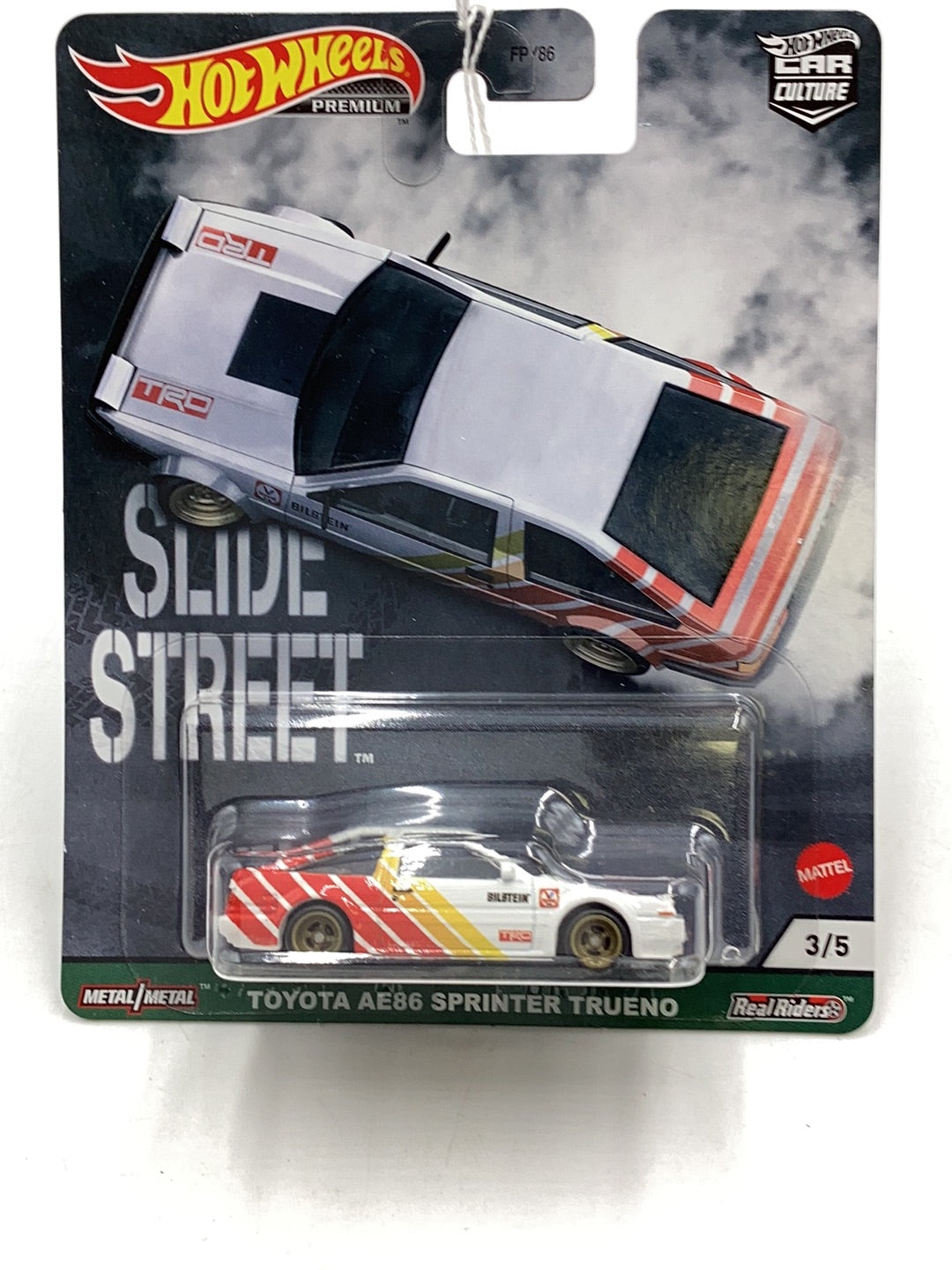 Hot Wheels Slide Street 3/5 Toyota AE86 Sprinter Trueno 244L