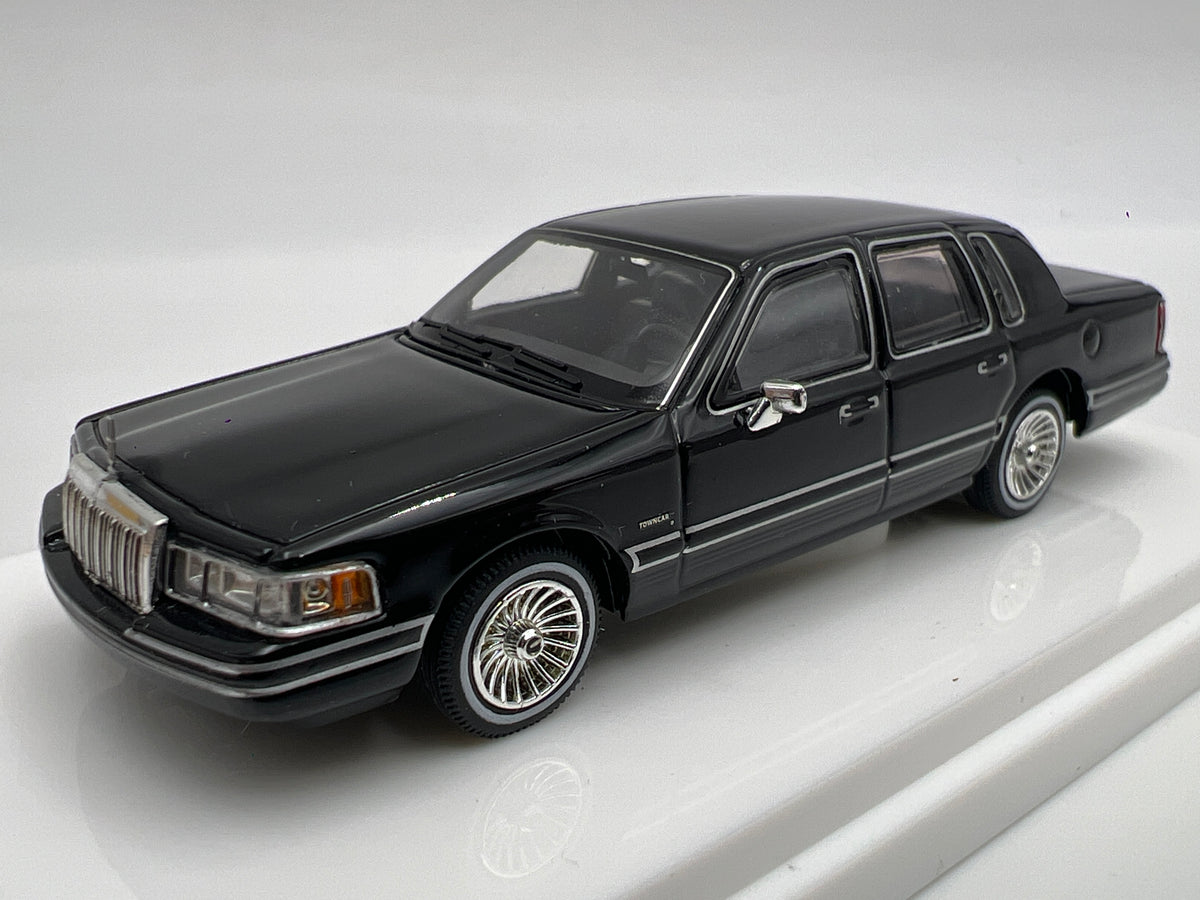 MK Miniatures 1/64 Scale Lincoln Town Car Black