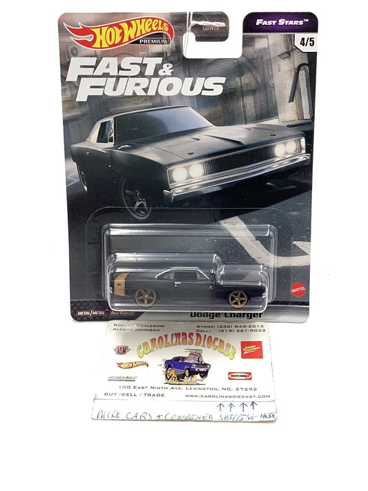 Hot Wheels Fast and Furious Fast Stars Dodge Charger 4/5 247E