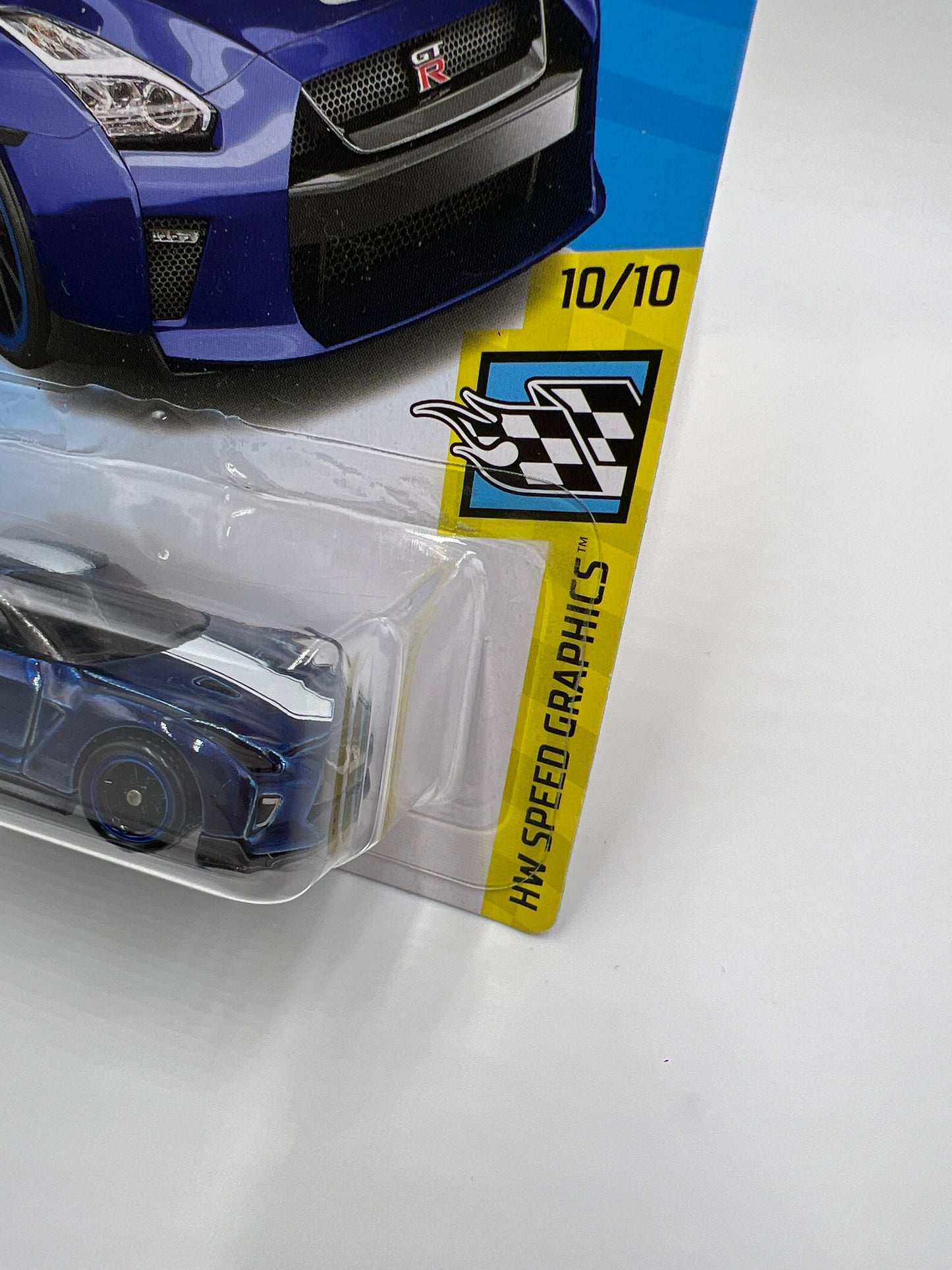 2020 Hot Wheels Super Treasure Hunt #137 17 Nissan GT-R R35 Blue W/Protector See Description