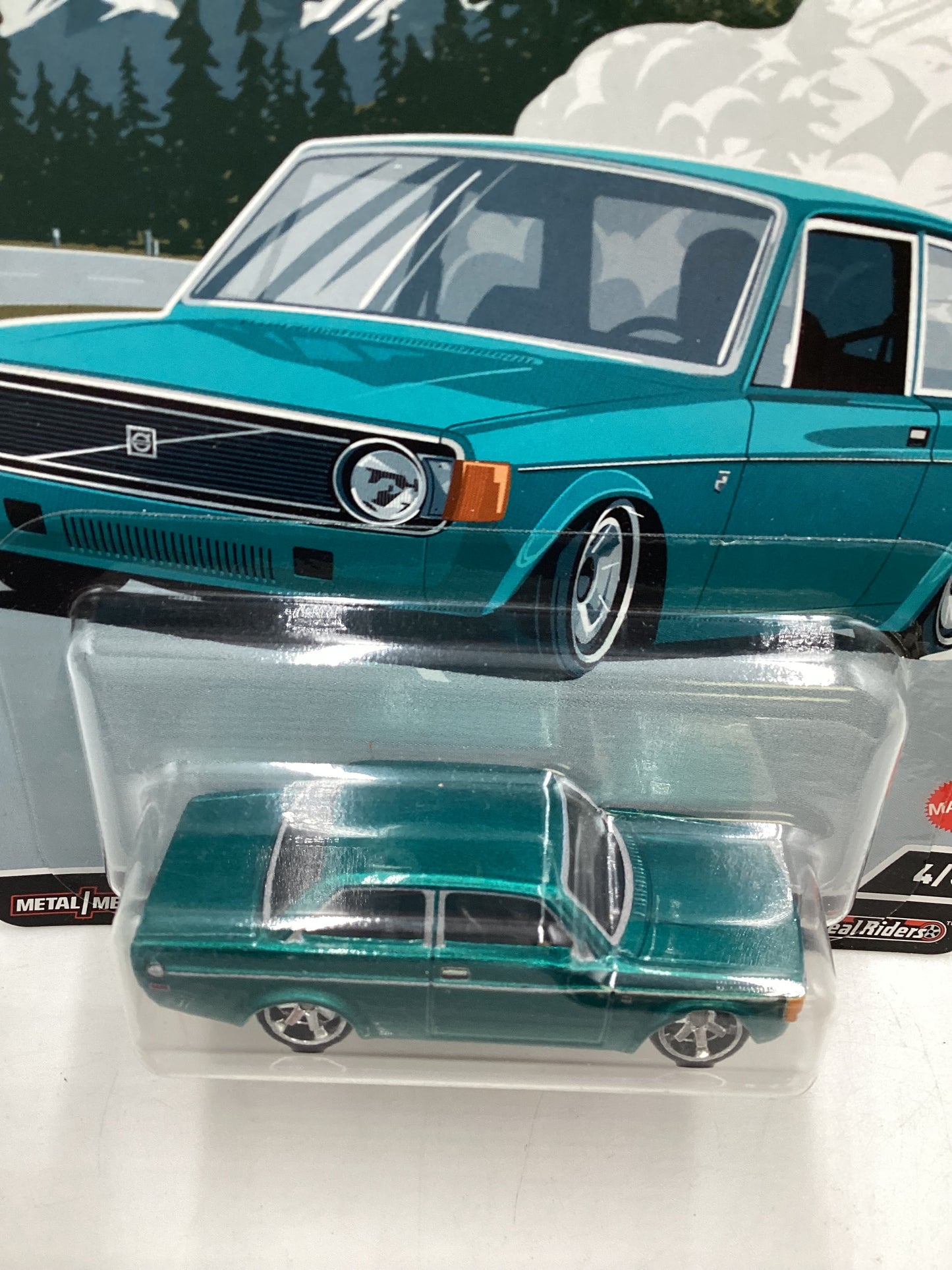 Hot wheels Auto Strasse 4/5 73 Volvo 142 GL 252C