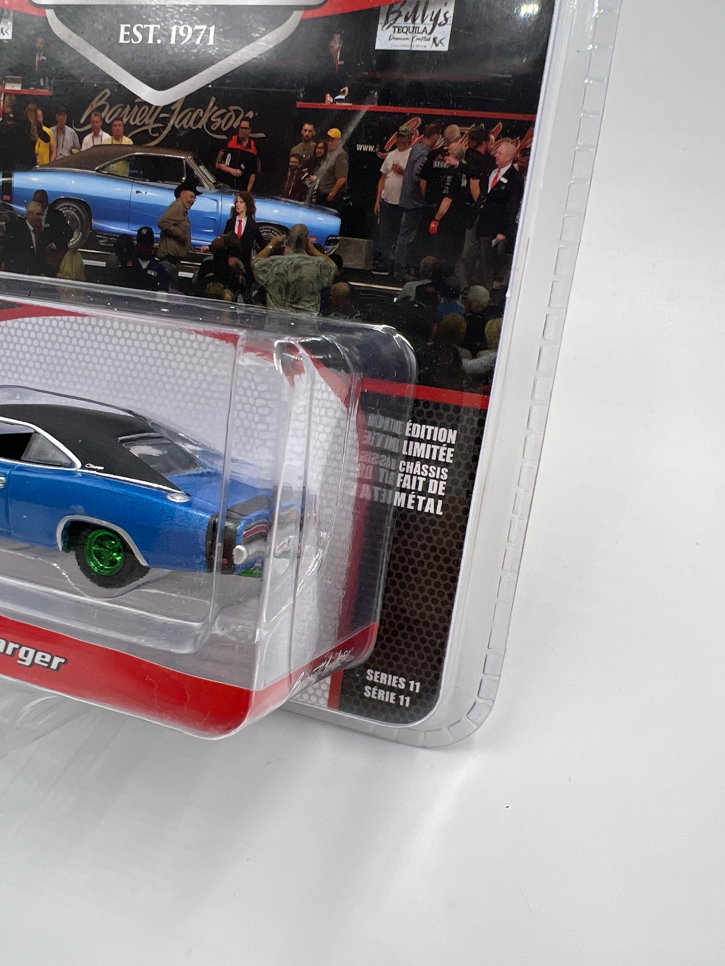 Greenlight Barrett Jackson 50th Anniversary Series 11 CHASE 1969 Dodge Charger Blue