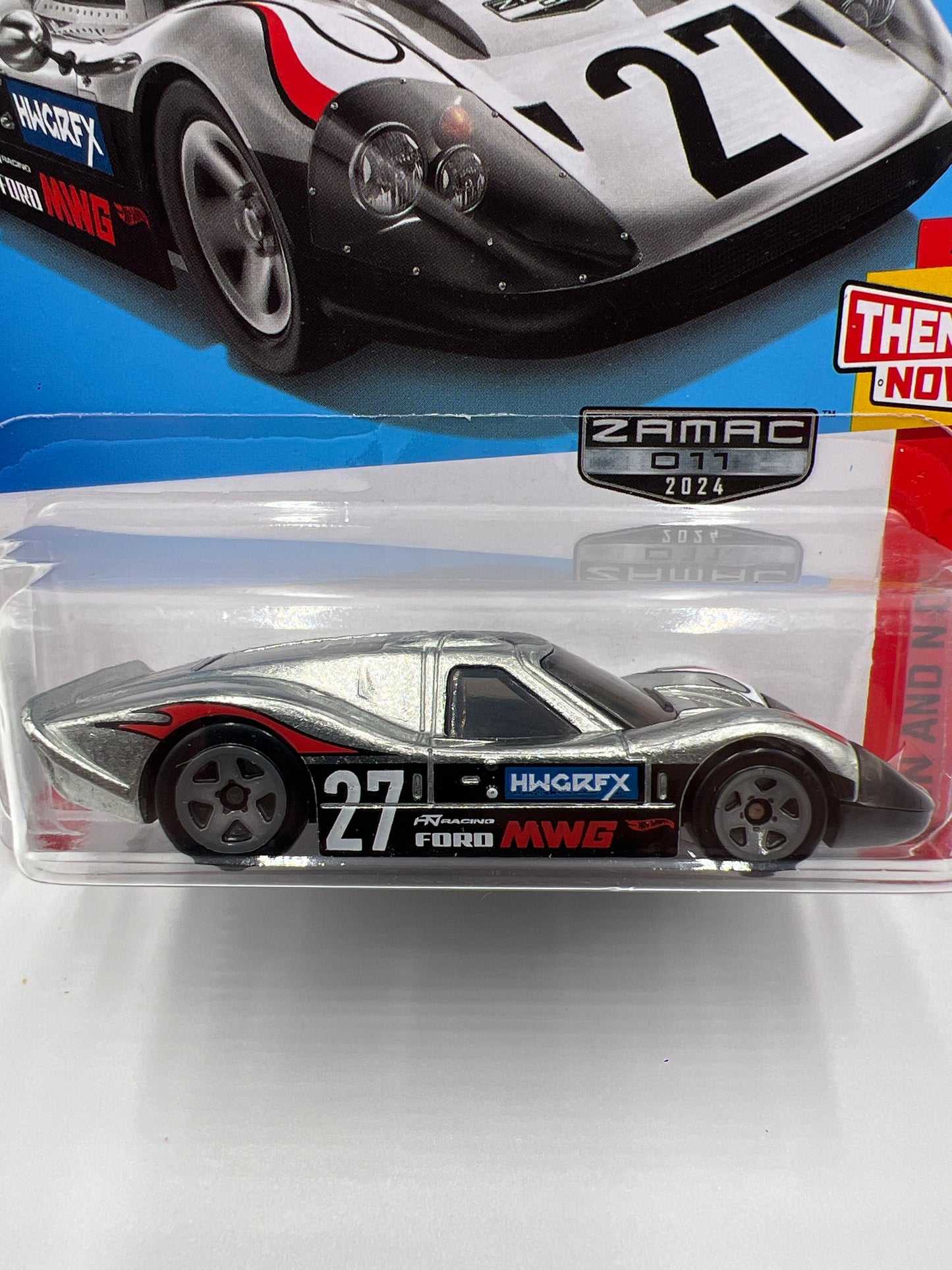 2024 Hot Wheels Q Case #220 Walmart Exclusive Zamac 011 67 Ford GT40 Mk.IV 147E