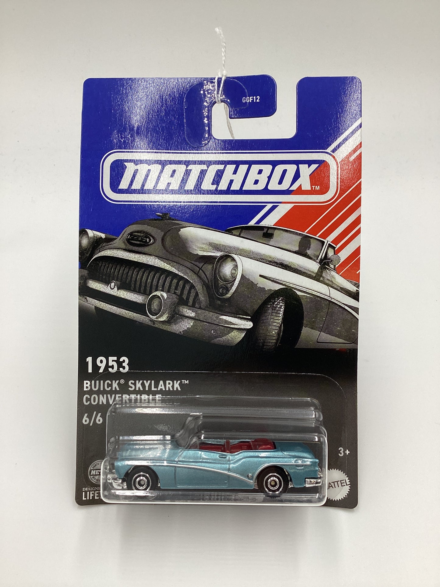 2024 Matchbox American Convertibles #6 1953 Buick Skylark Convertible Light Blue 162F