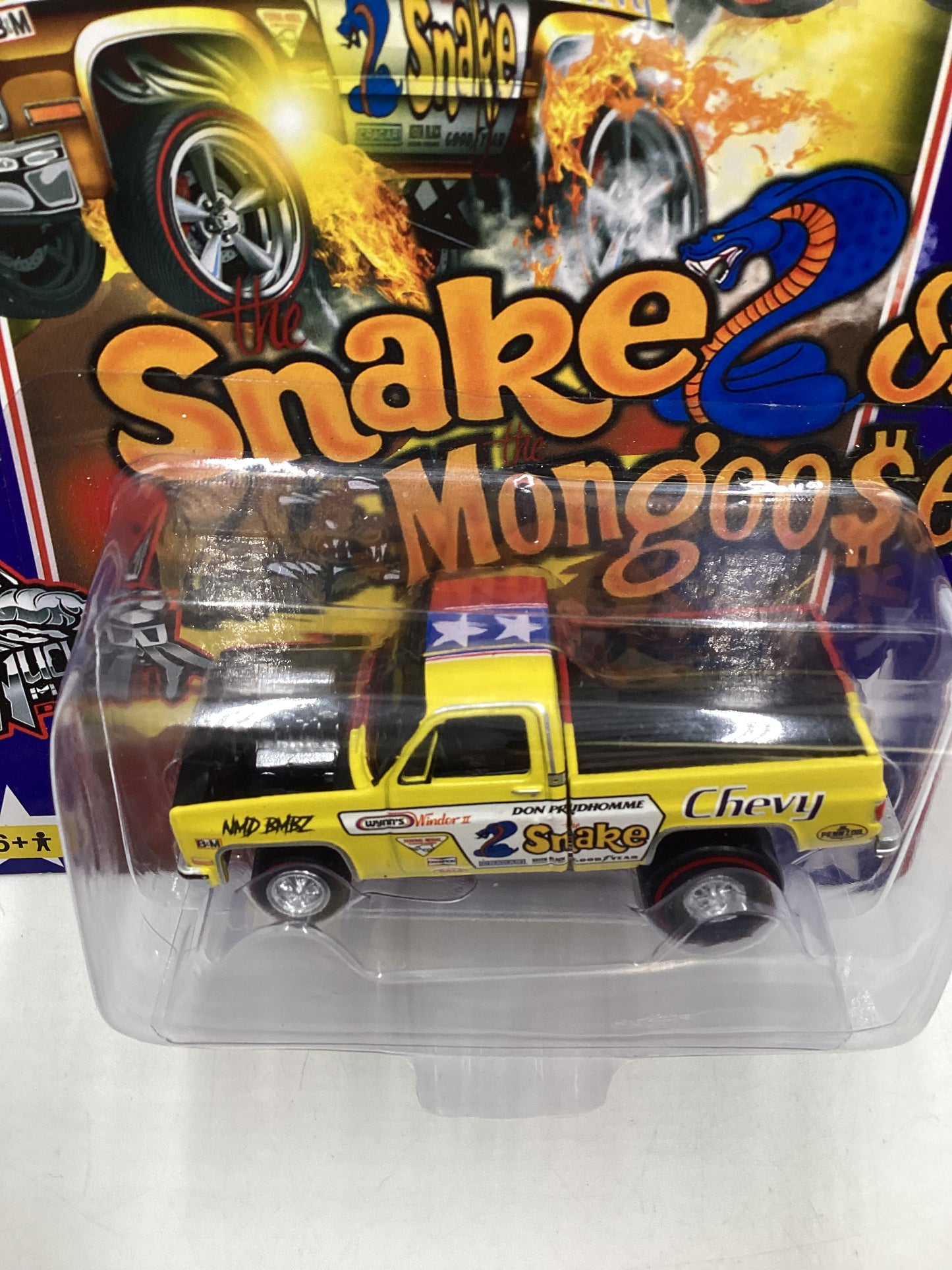 Johnny lightning x HOC Weekend of wheels Exclusive Snake & Mongoose Snake Chevy C-10 223A