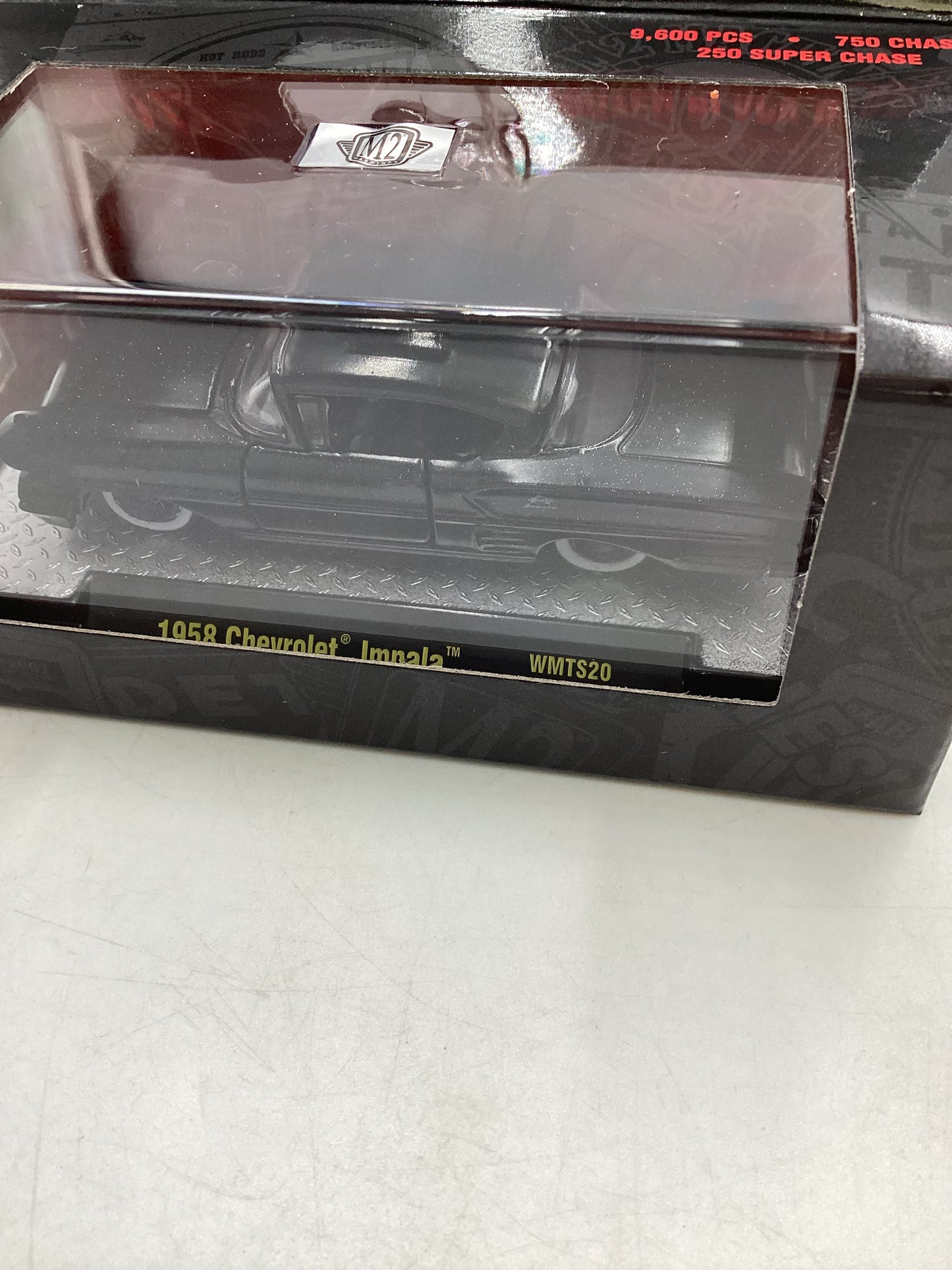 M2 Machines Special Edition Frozen Black Pearl 1958 Chevrolet Impala WMTS20