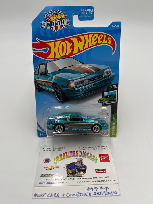 2019 Hot Wheels Super Treasure Hunt #152 92 Ford Mustang W/Protector