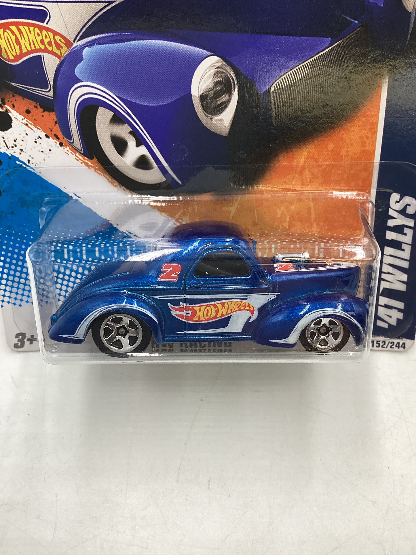 2011 Hot Wheels #152 41 Willys Blue 25A