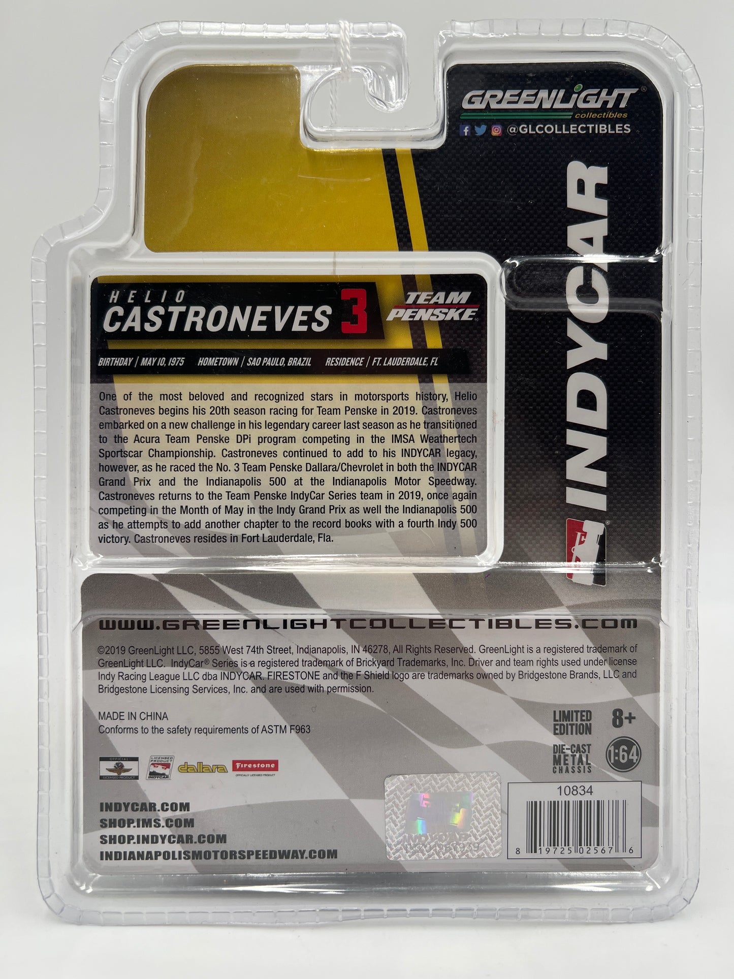 Greenlight Indycar Series #3 Helio Castroneves