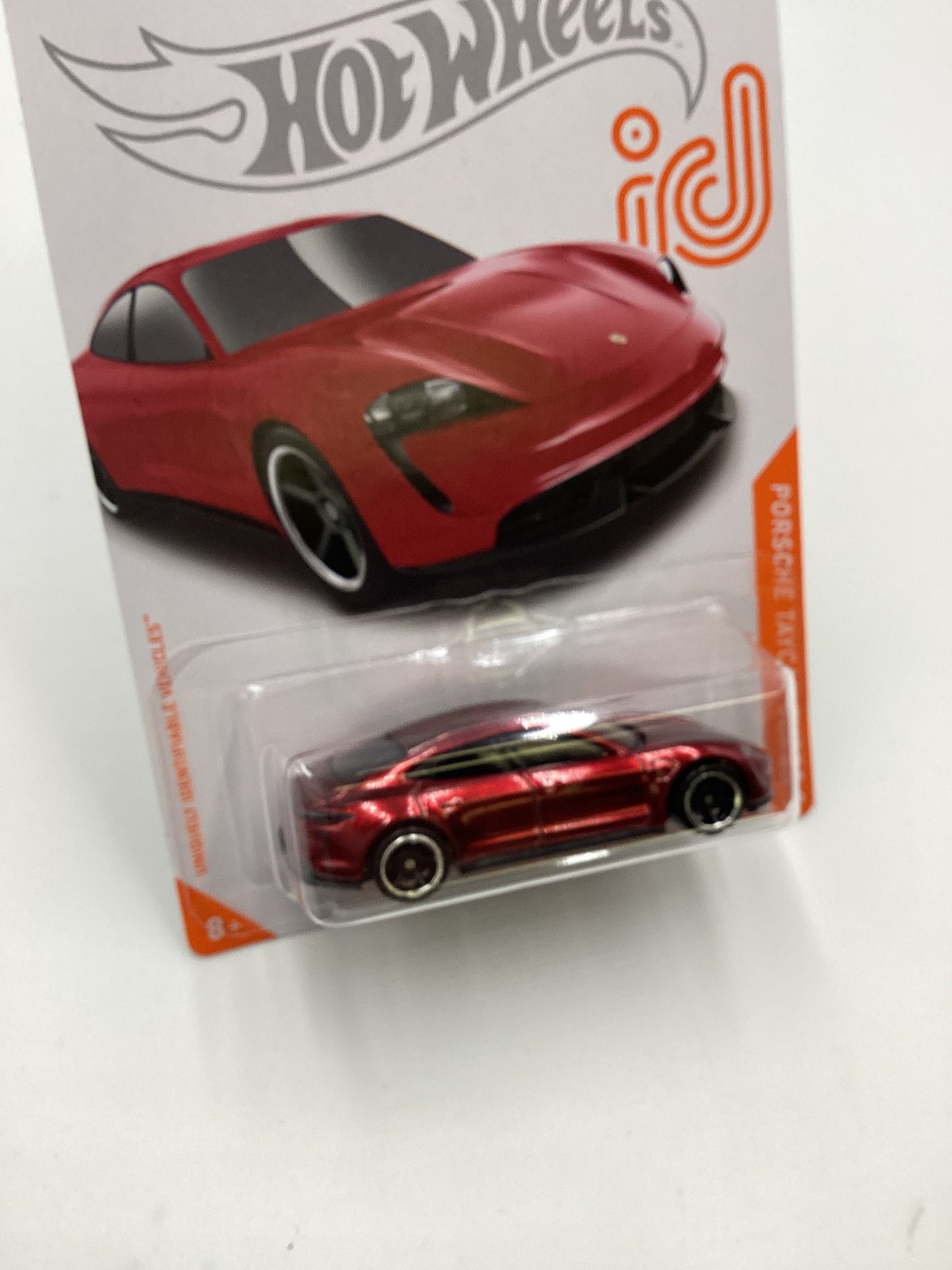 2021 Hot Wheels ID #6 Porsche Taycan Turbo S Red Chase 160A