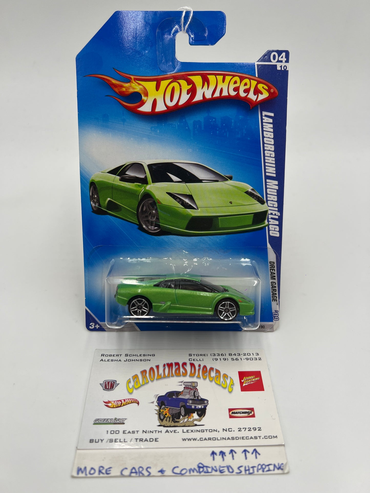 2009 Hot Wheels Dream Garage #150 Lamborghini Murcielago Green 101C