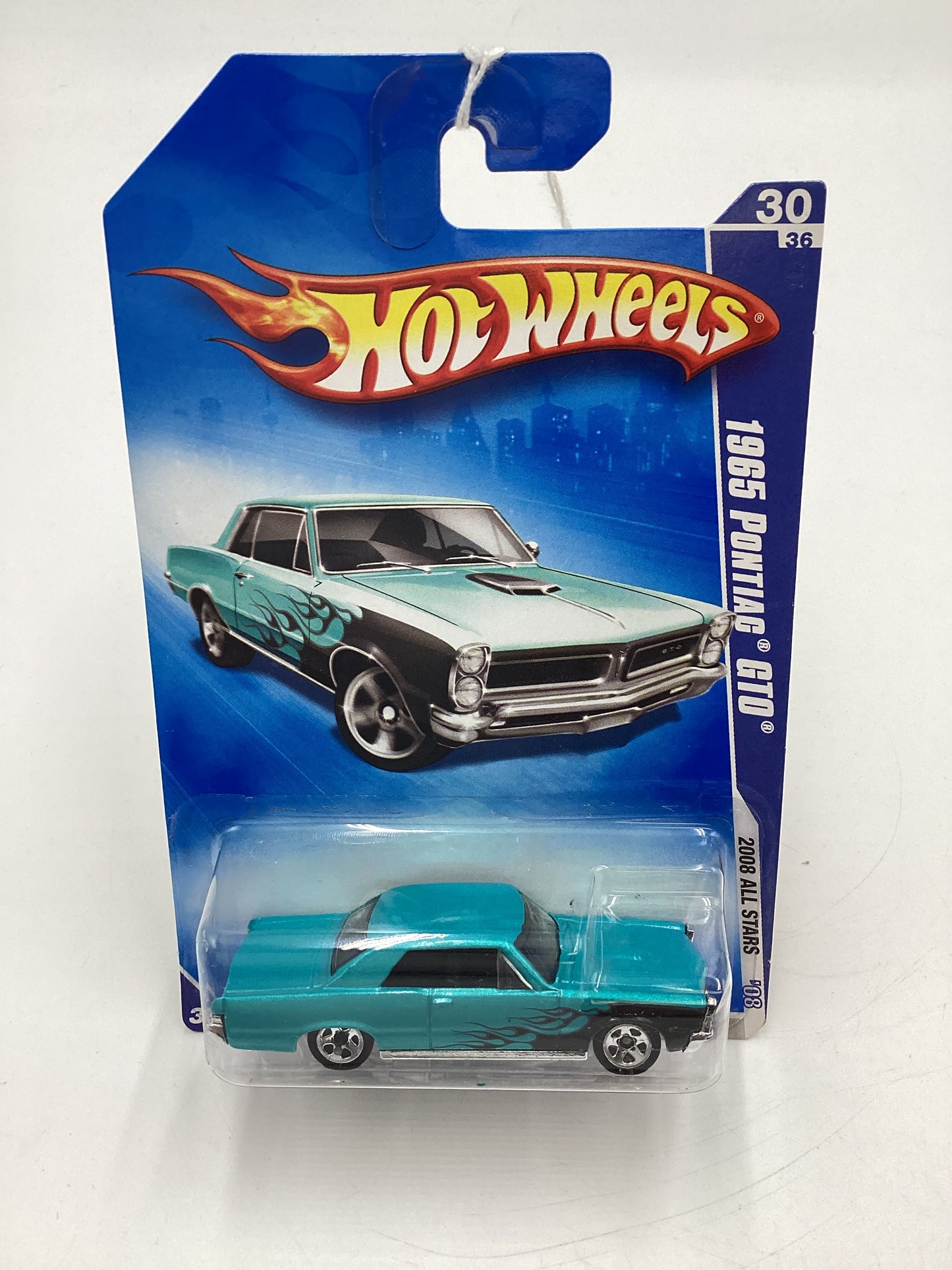 2008 Hot Wheels All Stars #70 1965 Pontiac GTO Blue